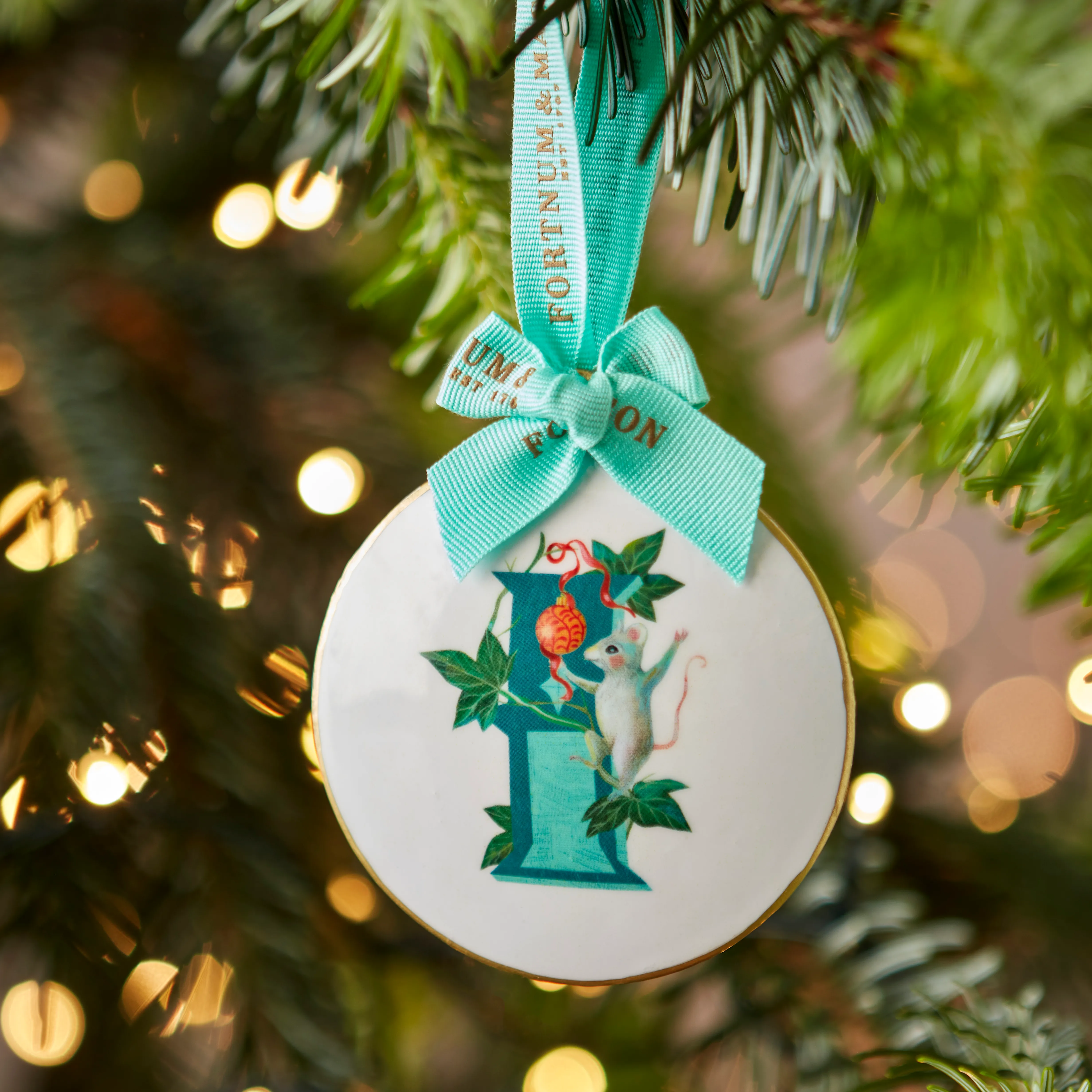 Fortnum's Animal Enamel Alphabet Decoration, I