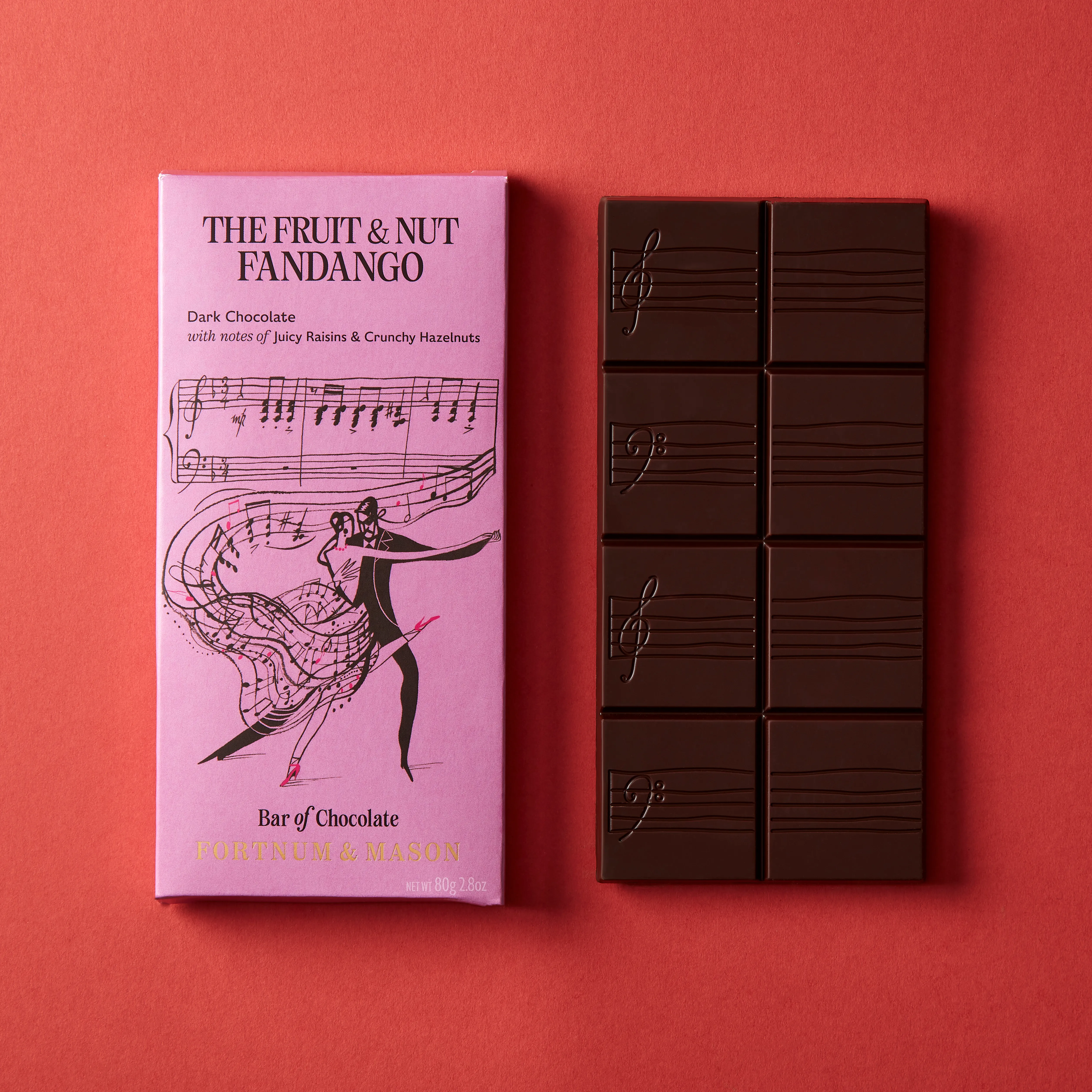 Dark Chocolate Fruit & Nut Bar, 80g