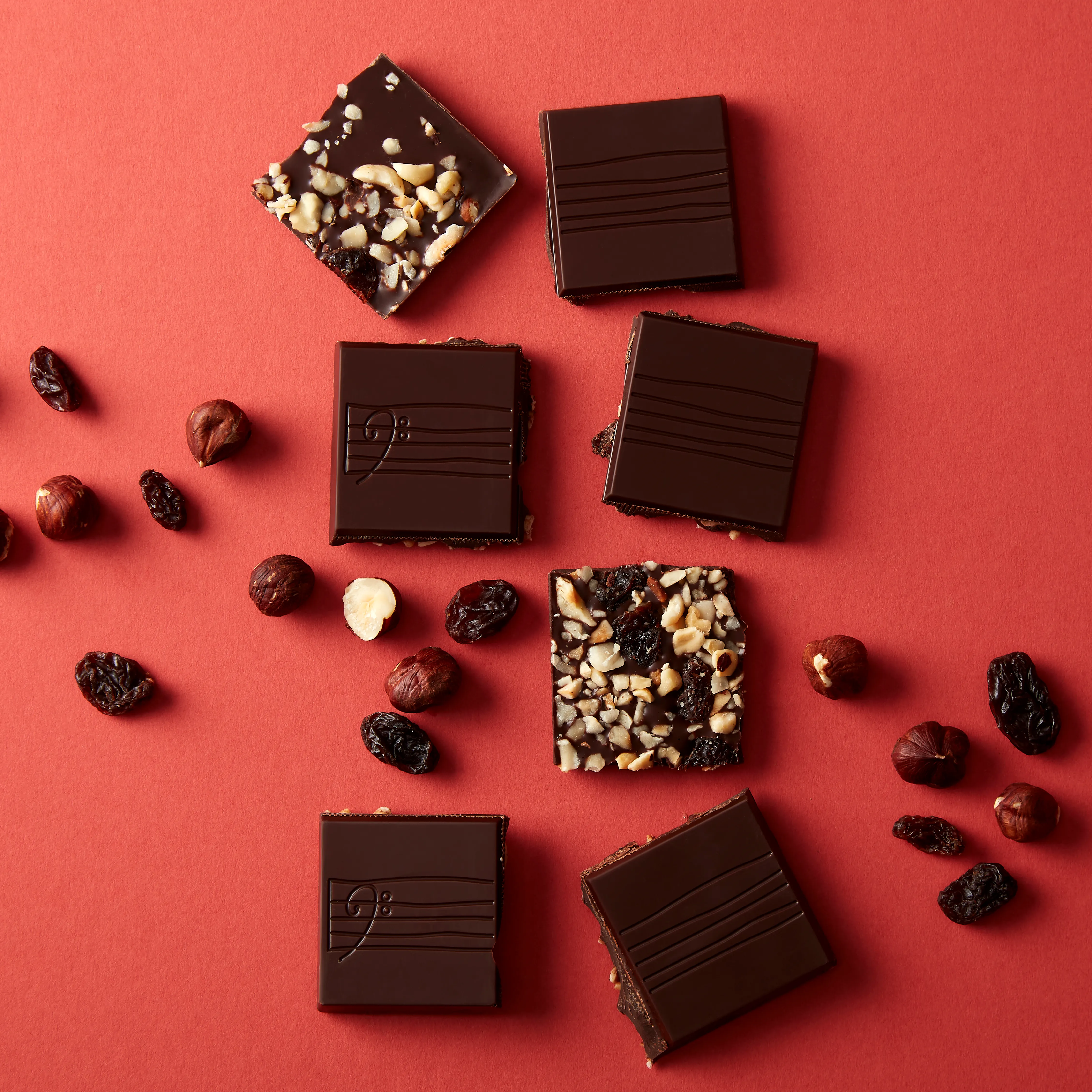 Dark Chocolate Fruit & Nut Bar, 80g 6 Dark Chocolate Fruit & Nut Bar, 80g