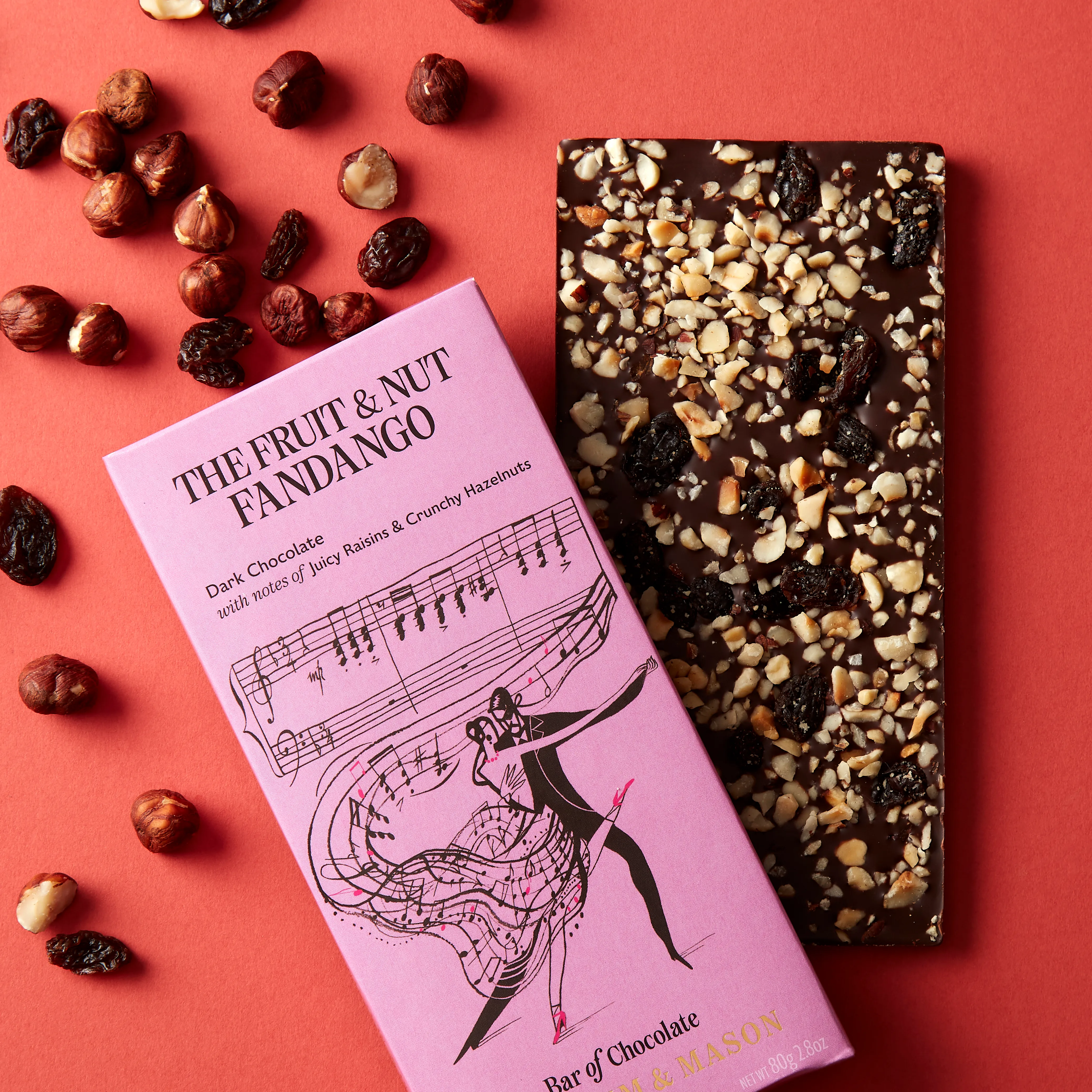 Dark Chocolate Fruit & Nut Bar, 80g 7 Dark Chocolate Fruit & Nut Bar, 80g