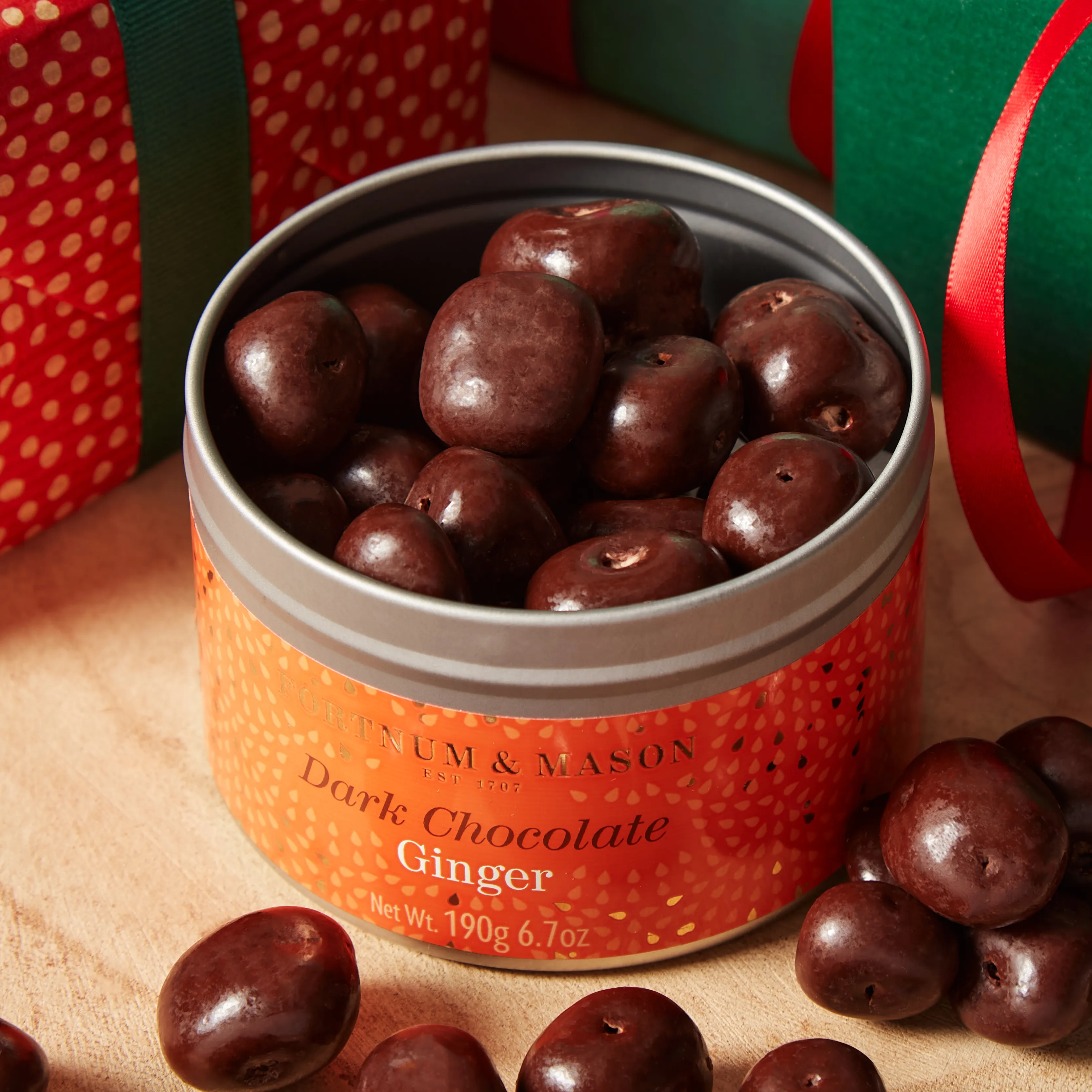 Dark Chocolate Ginger, 190g 5 Dark Chocolate Ginger, 190g