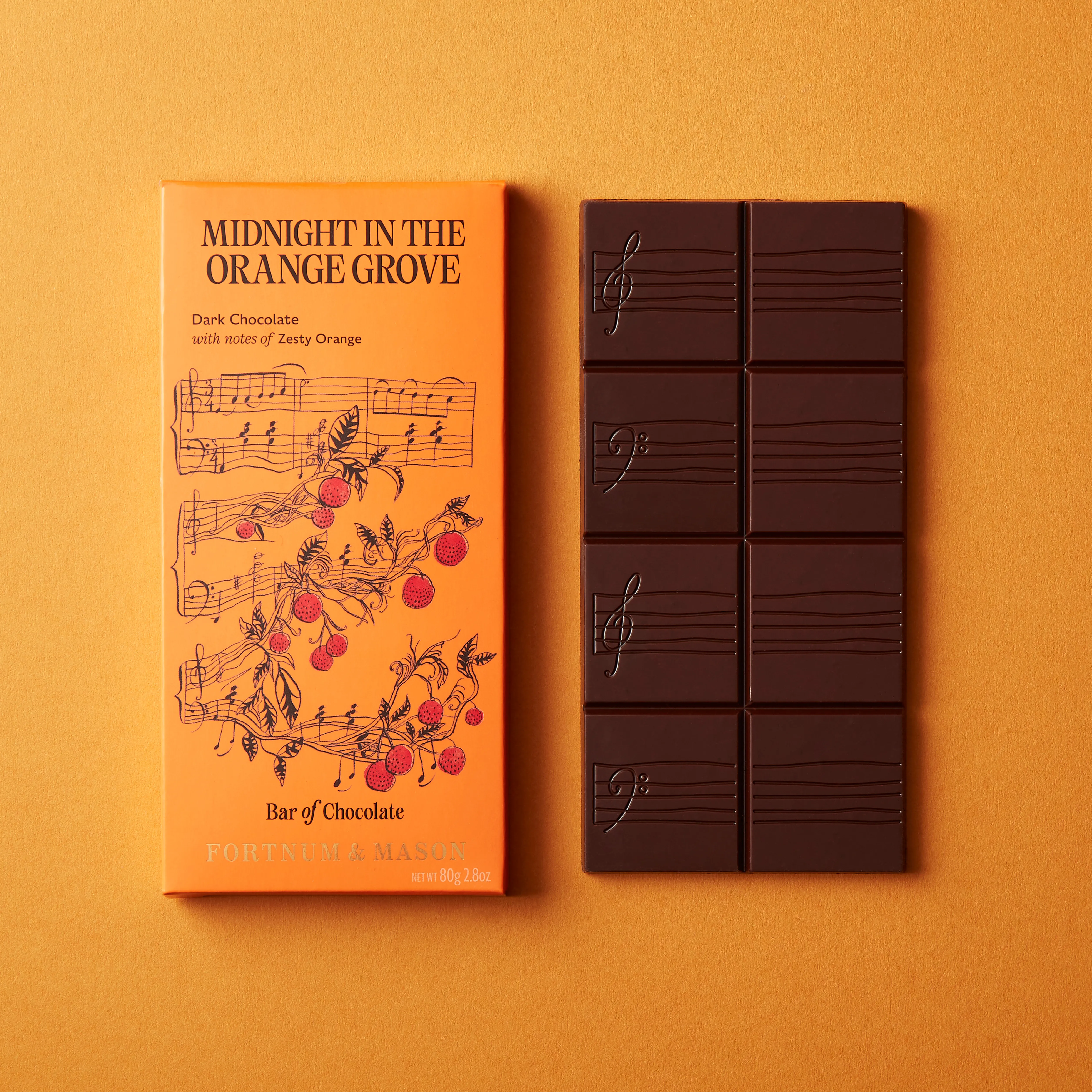 Dark Chocolate Orange Bar, 80g