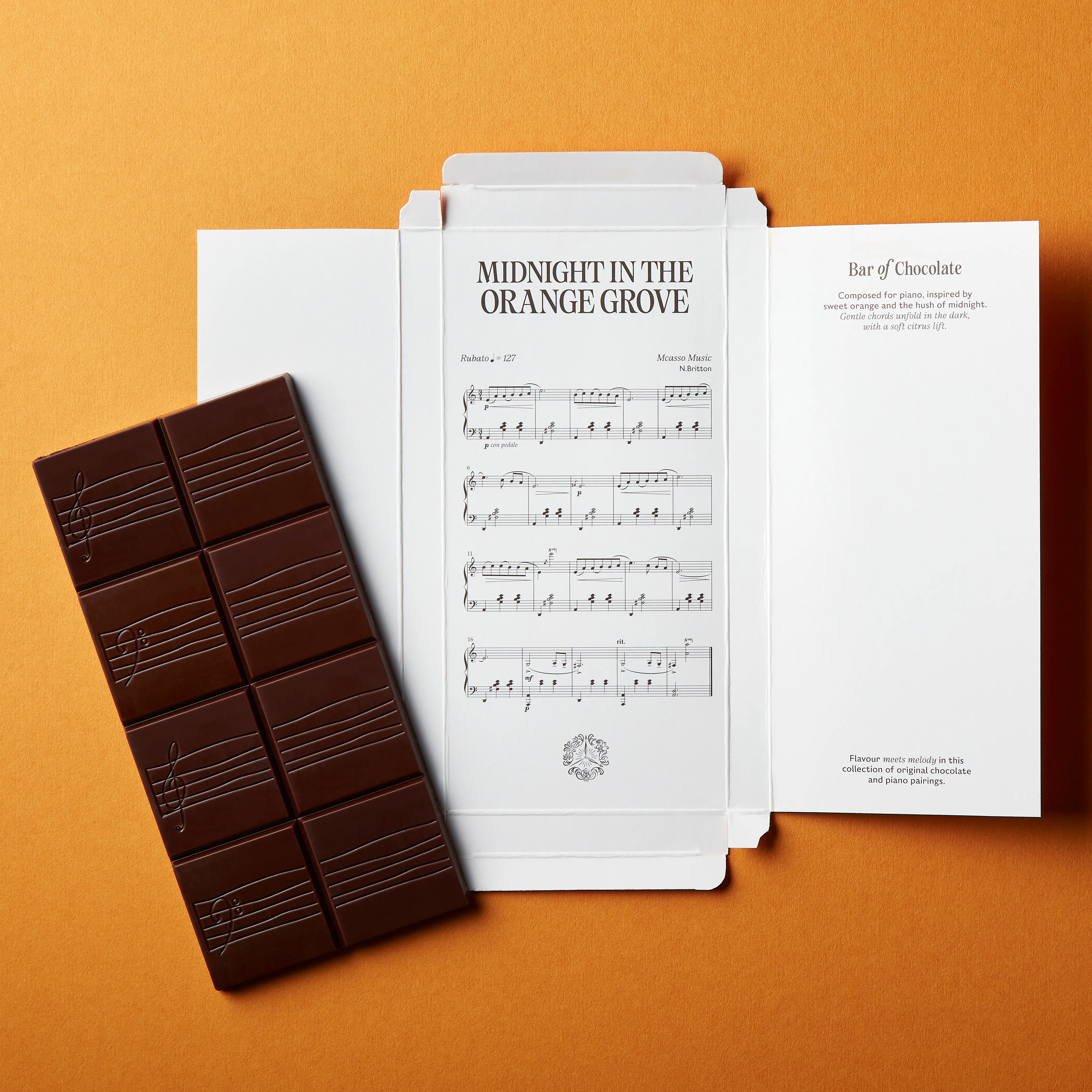 Dark Chocolate Orange Bar, 80g