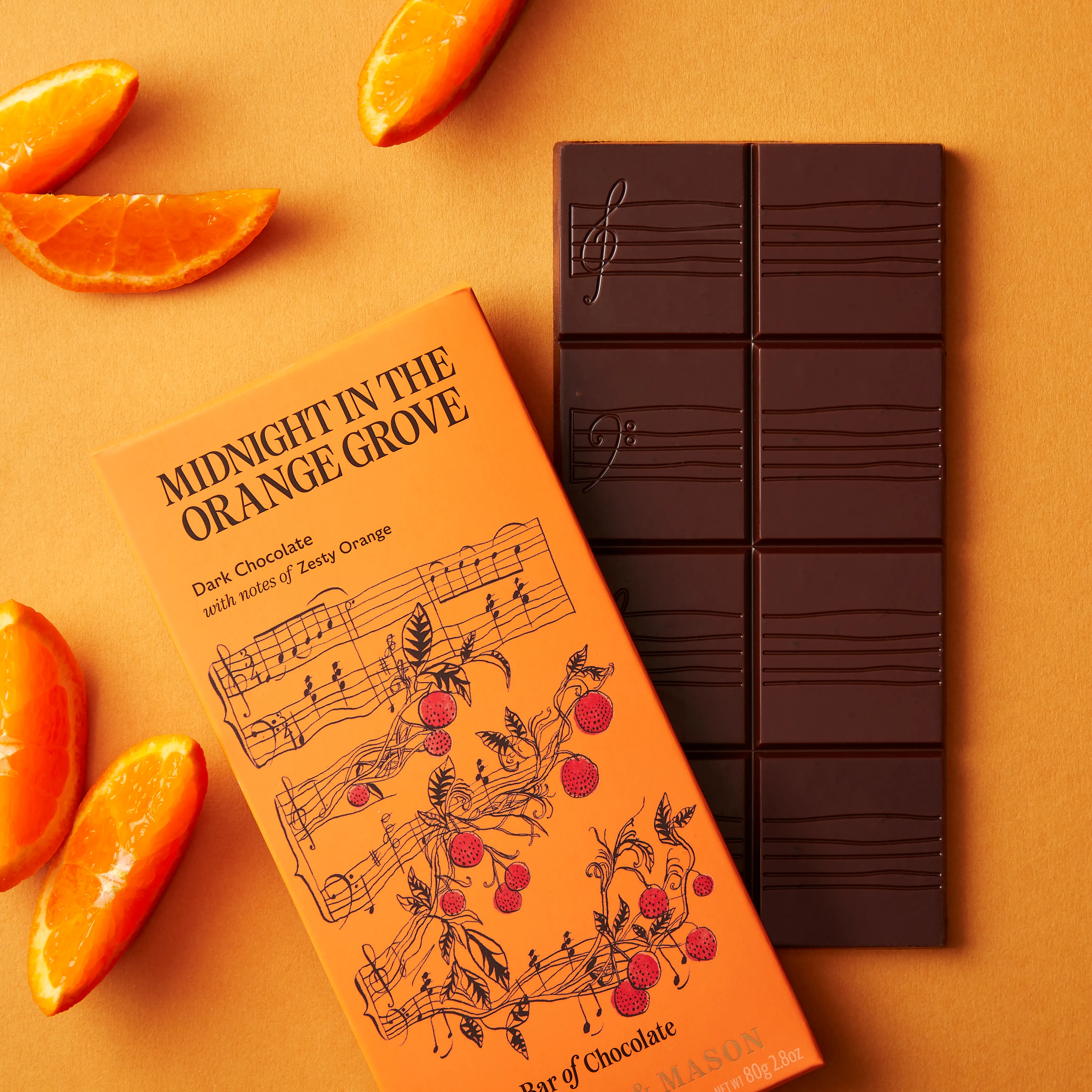 Dark Chocolate Orange Bar, 80g 5 Dark Chocolate Orange Bar, 80g