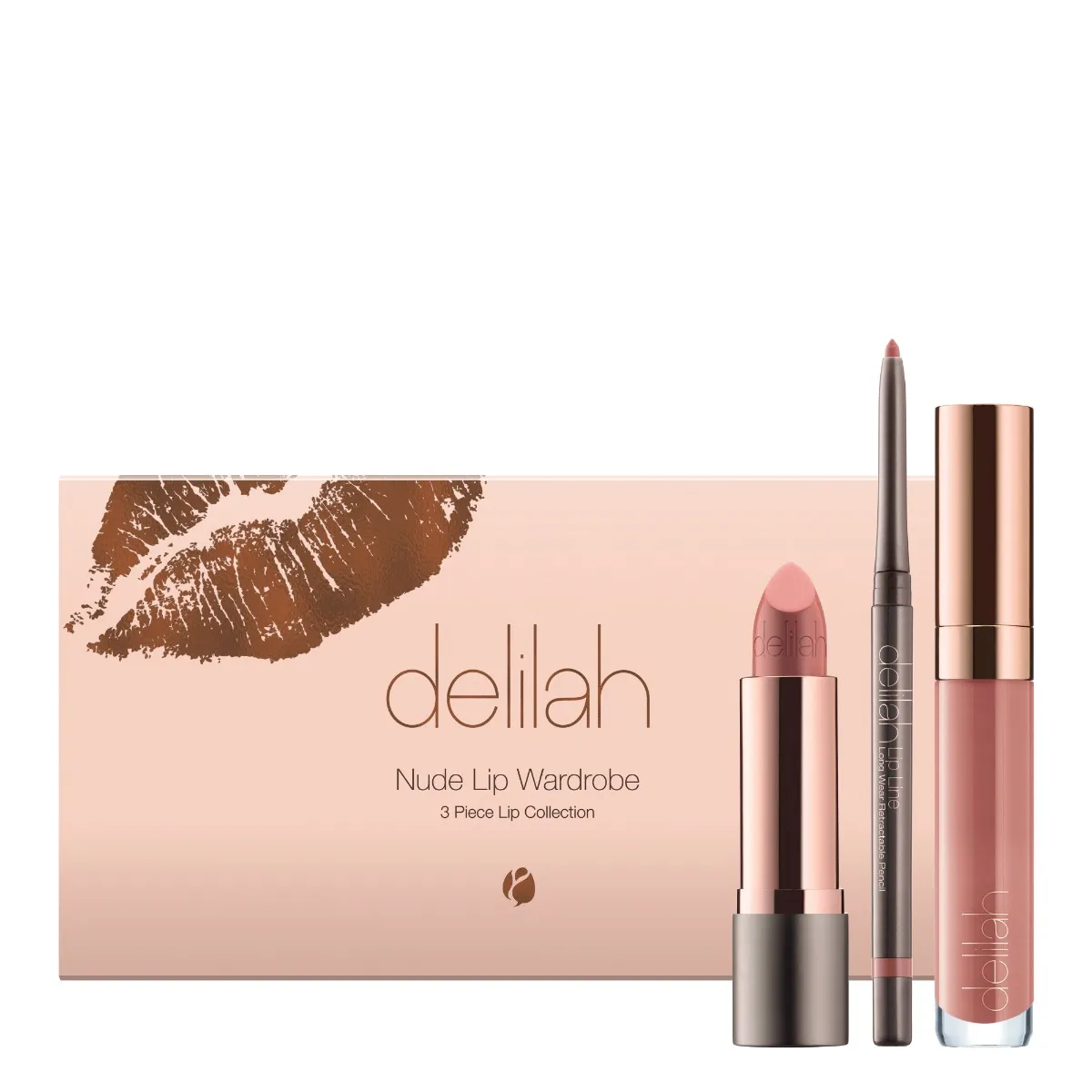 Delilah Nude Lip Wardrobe Set