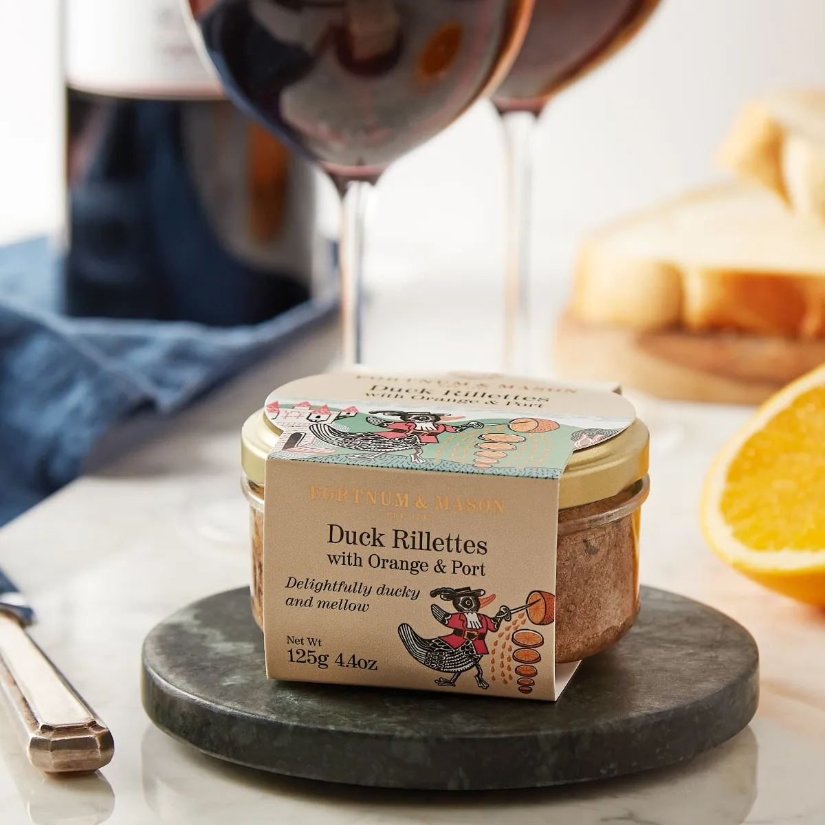 Duck Rillettes with Port and Orange, 125g