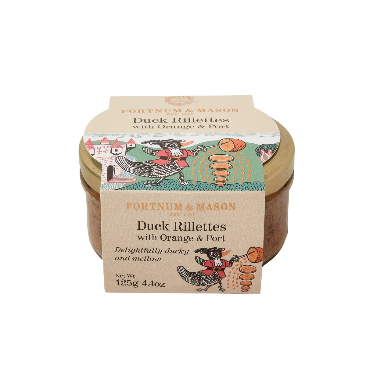 Duck Rillettes with Port and Orange, 125g 3 Duck Rillettes with Port and Orange, 125g