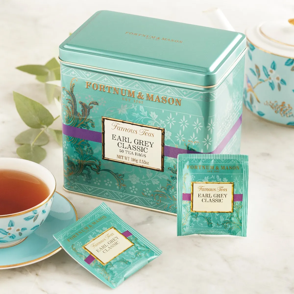 Earl Grey Classic, 50 Tea Bags, 100g Tin