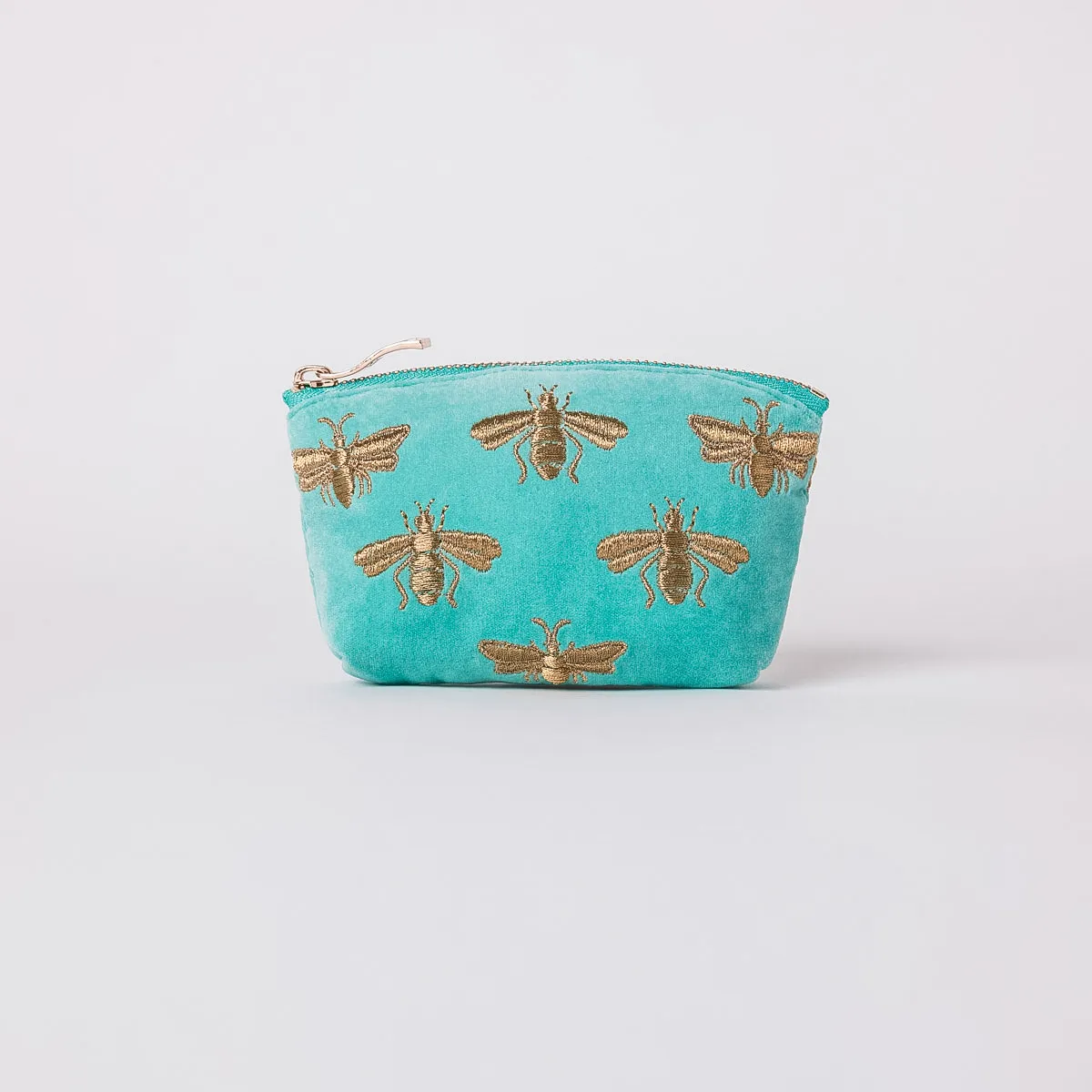 Elizabeth Scarlett Exclusive Honey Bee Coin Purse, Turquoise