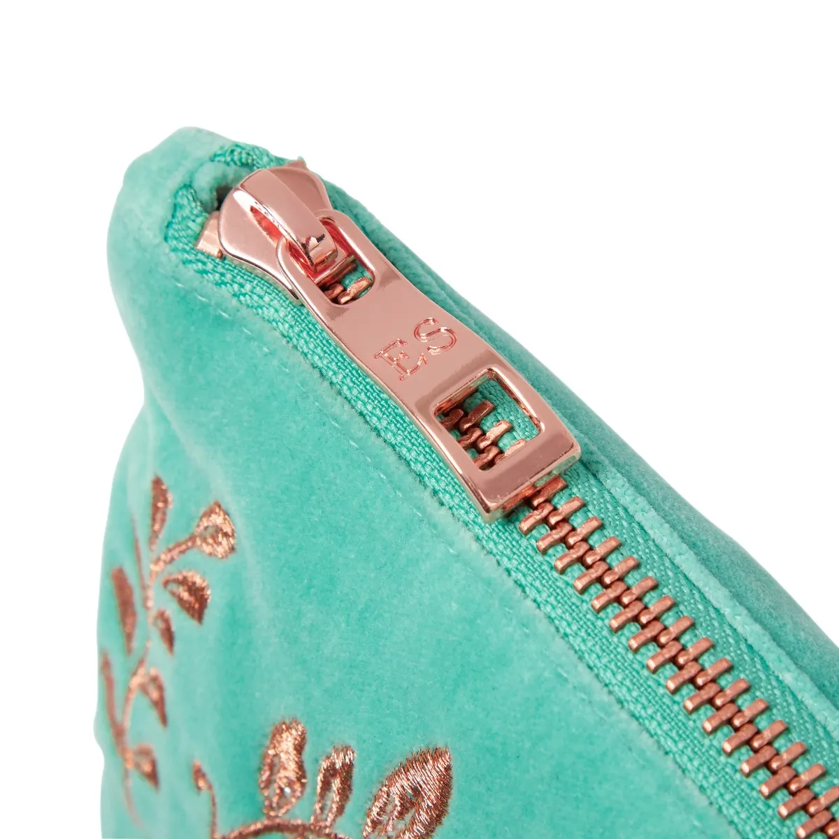 Elizabeth Scarlett Exclusive Peacock Everyday Pouch, Turquoise 3 Elizabeth Scarlett Exclusive Peacock Everyday Pouch, Turquoise