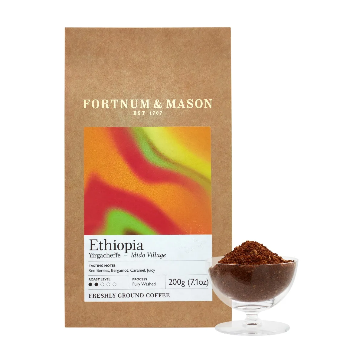 Ethiopia Yirgacheffe Ground Coffee, 200g 3 Ethiopia Yirgacheffe Ground Coffee, 200g