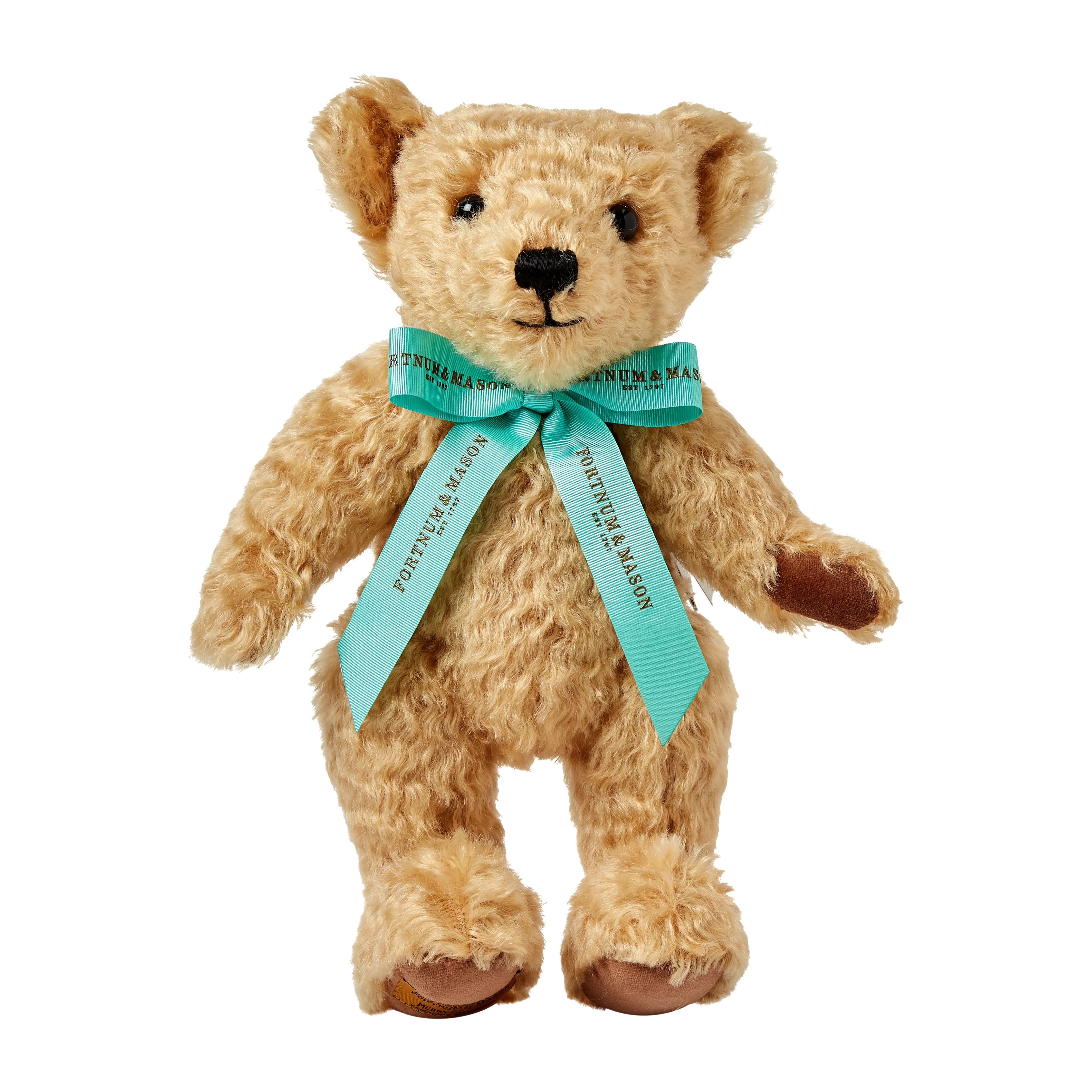 Fortnum's Truffle the Bear Mohair with Eau de Nil Ribbon 4 Fortnum's Truffle the Bear Mohair with Eau de Nil Ribbon