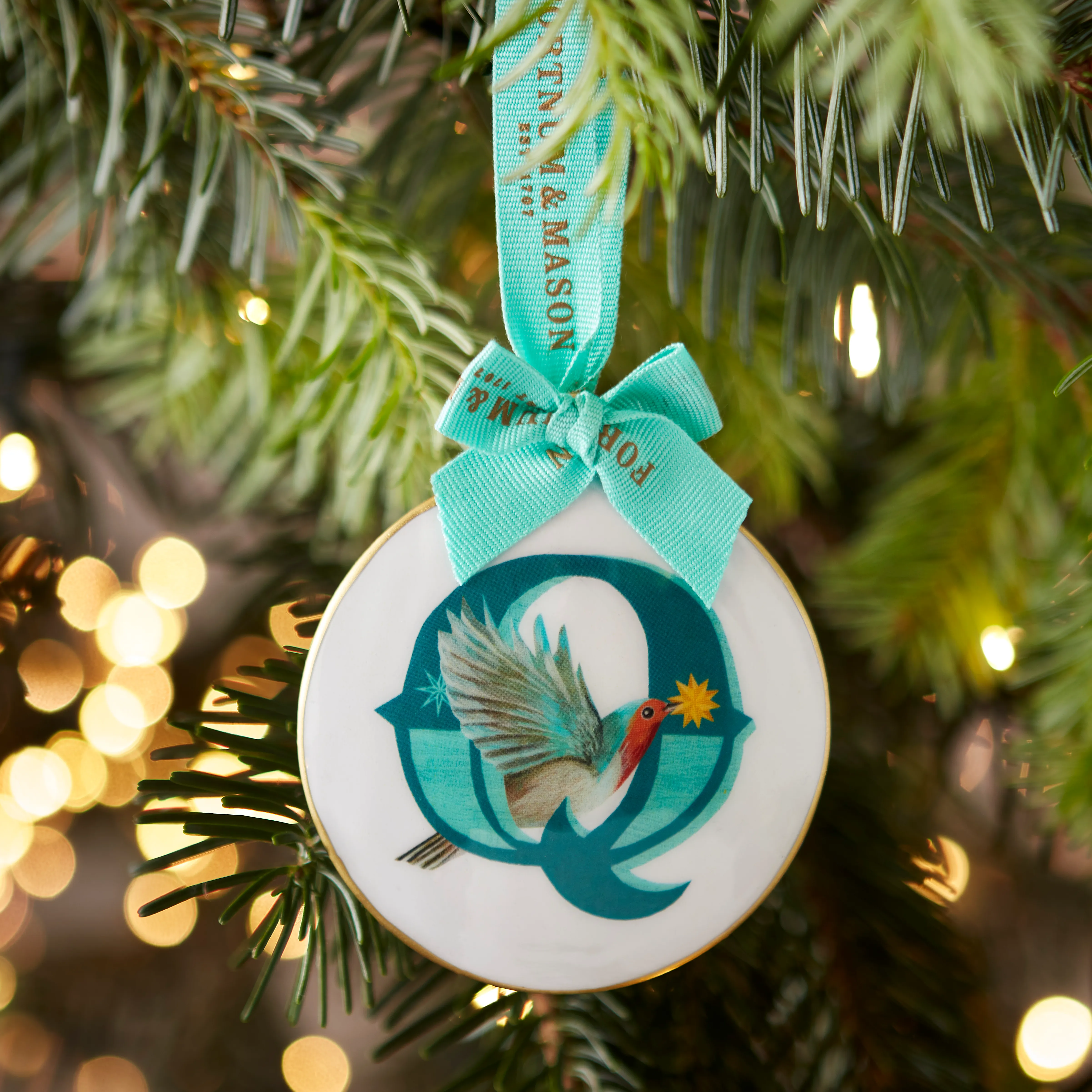 Fortnum's Animal Enamel Alphabet Decoration, Q