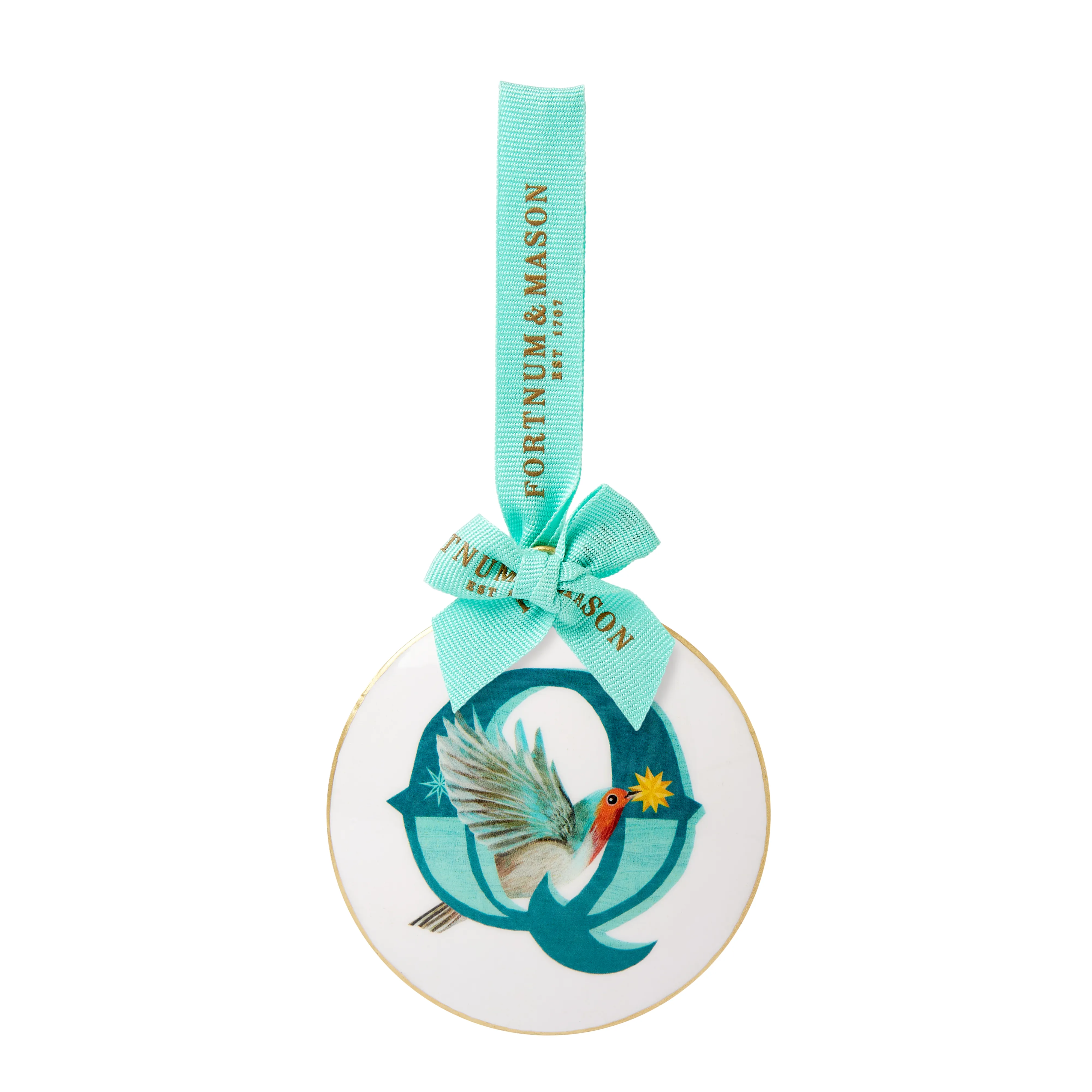 Fortnum's Animal Enamel Alphabet Decoration, Q