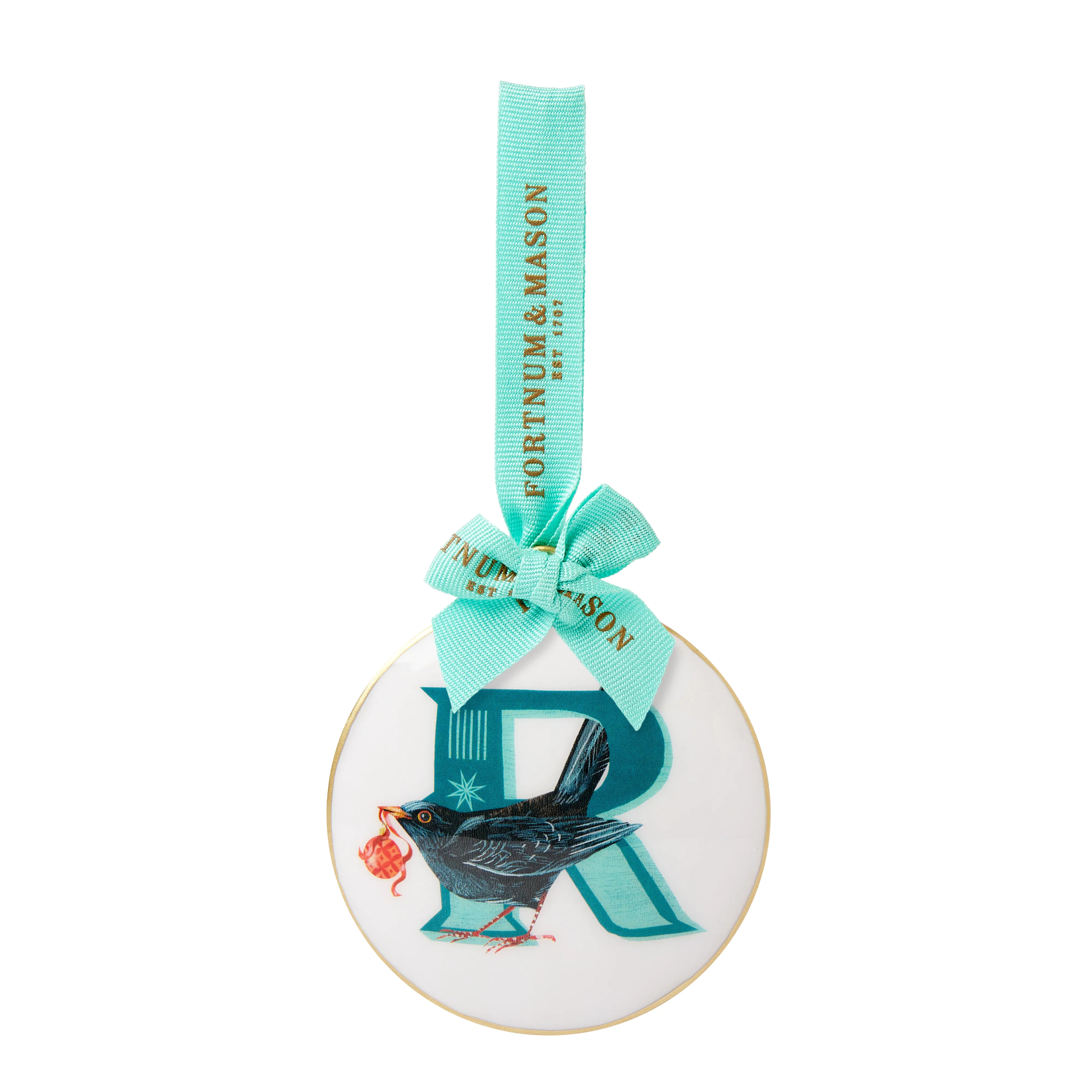 Fortnum's Animal Enamel Alphabet Decoration, R