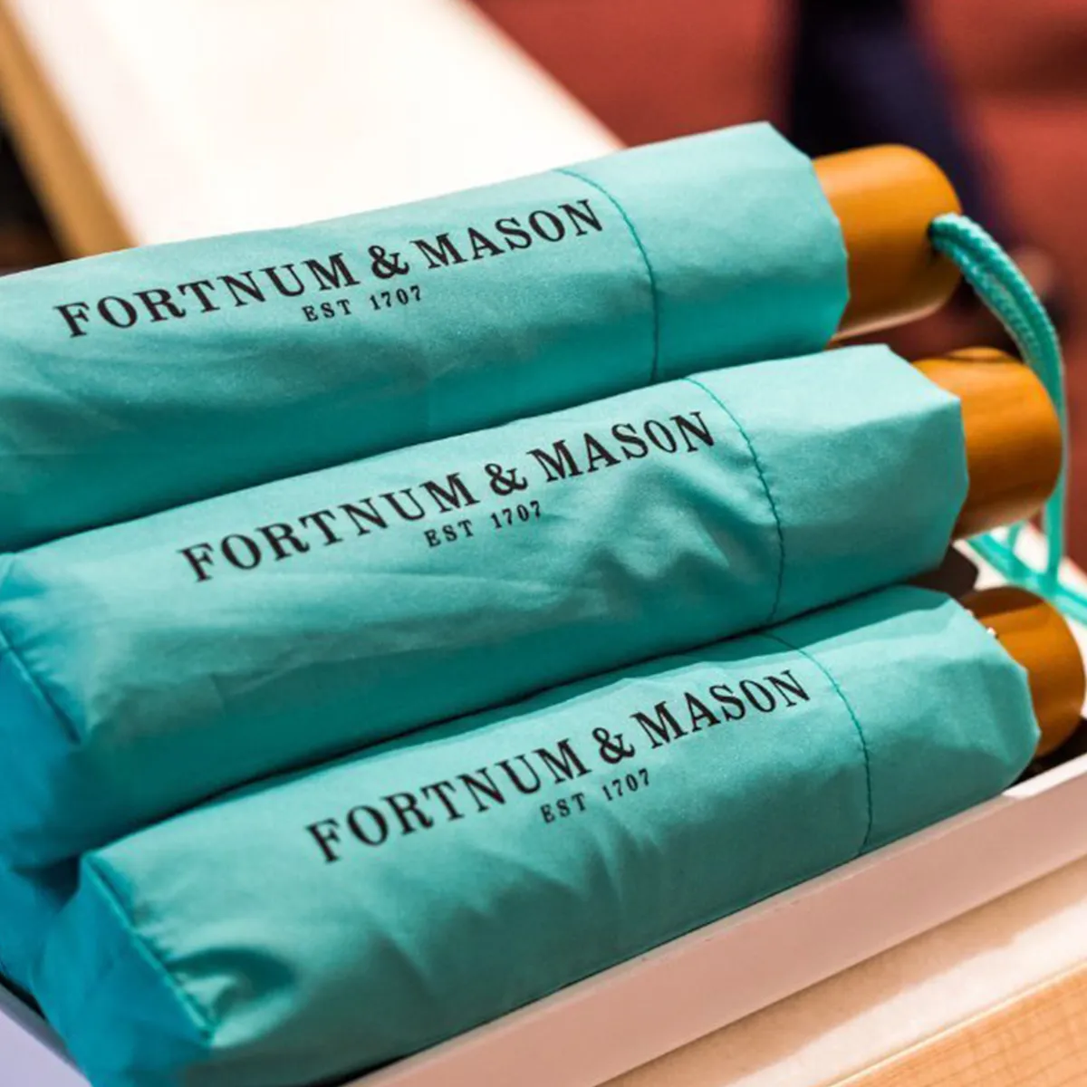 Fortnum's Eau de Nil Umbrella 3 Fortnum's Eau de Nil Umbrella