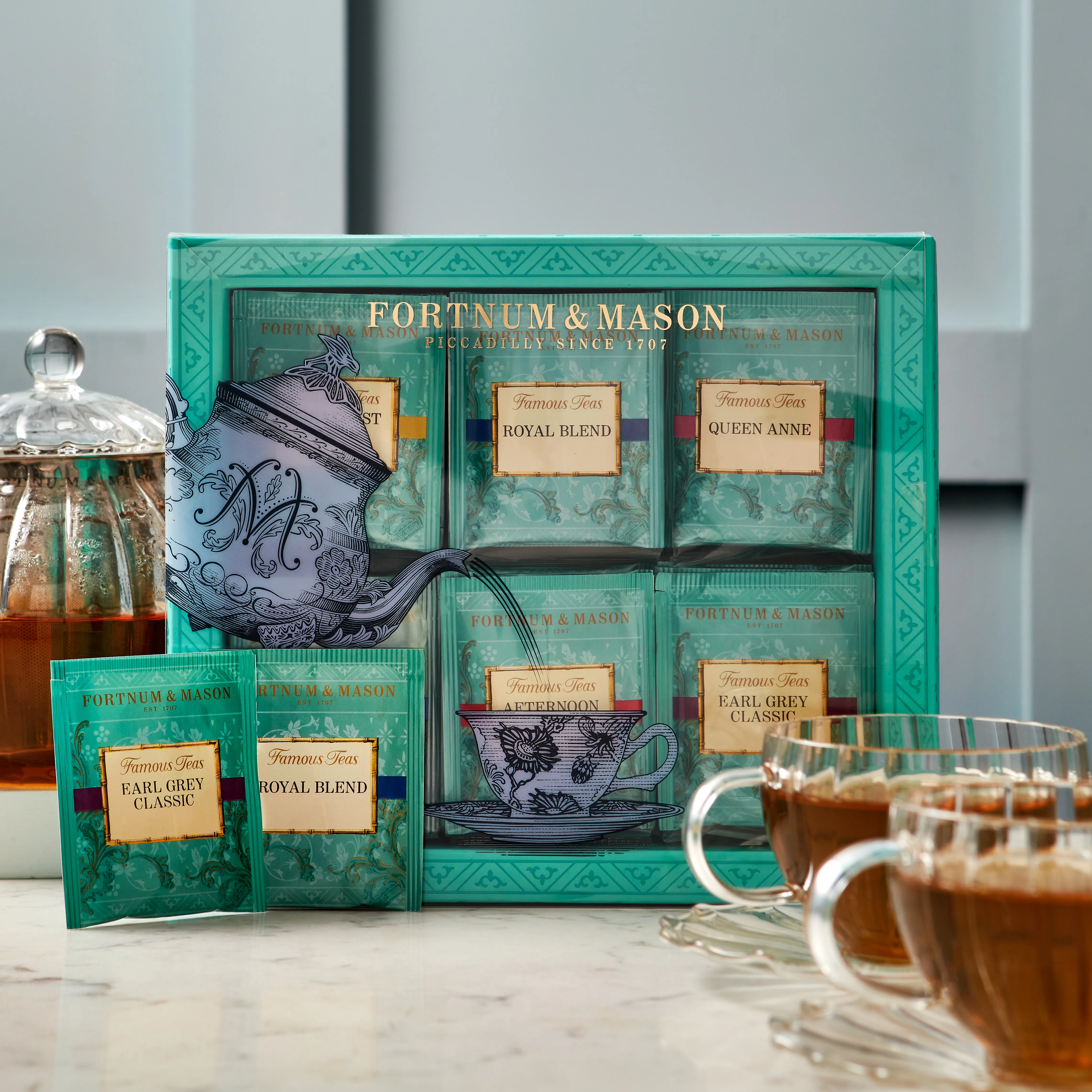 Fortnum's Famous Tea Selection, 60 Tea Bags, 120g
