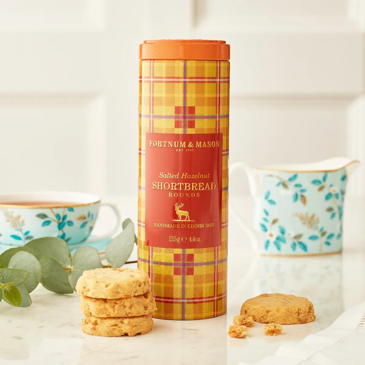 Fortnum’s Salted Hazelnut Shortbread Rounds, 125g