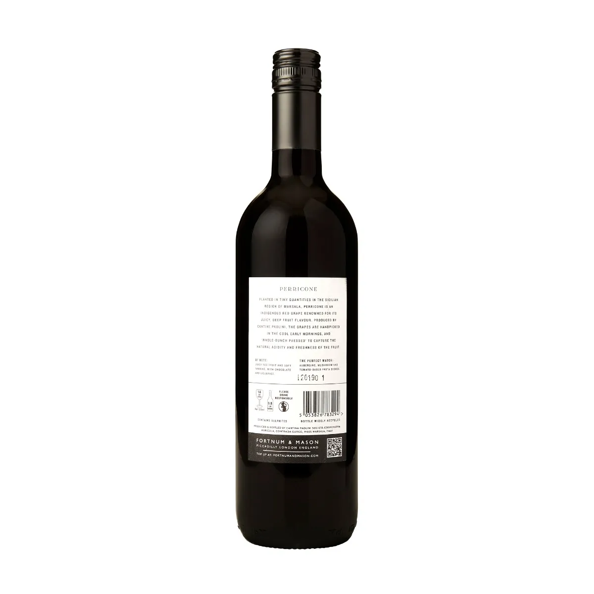 Fortnum's Sicilian Perricone, Cantina Paolini, 75cl