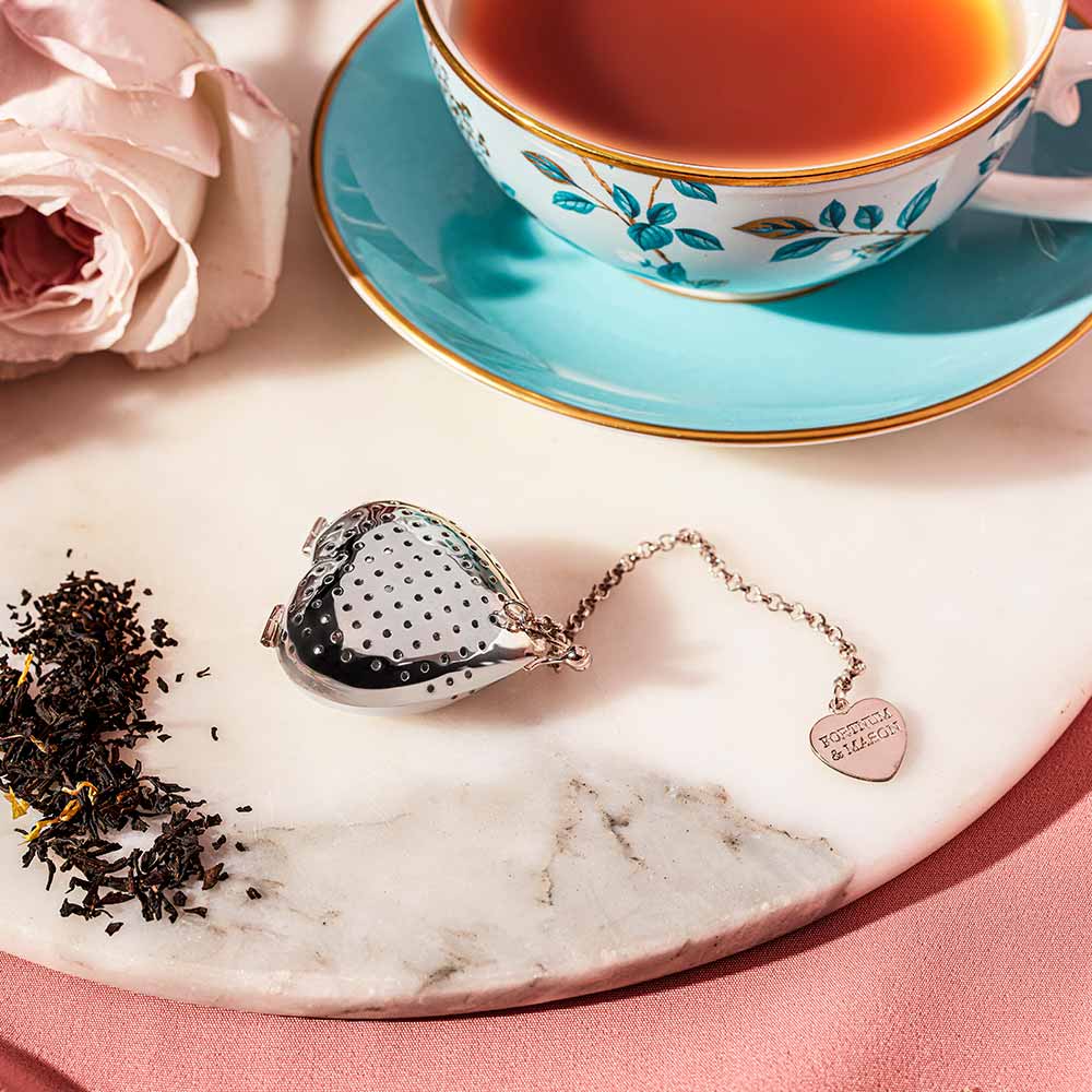 Fortnum's Silver-Plated Heart Tea Infuser