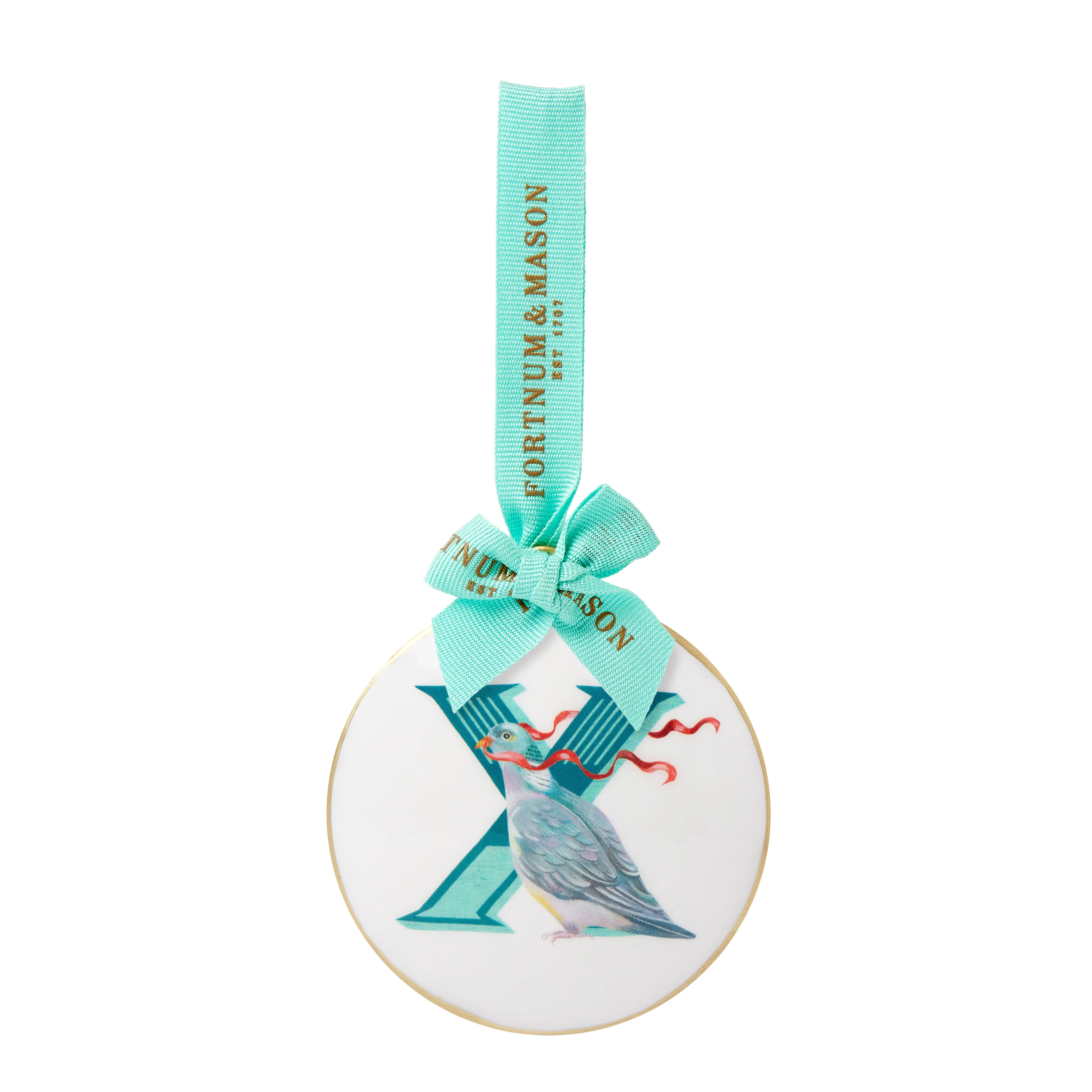 Fortnum's Animal Enamel Alphabet Decoration, X