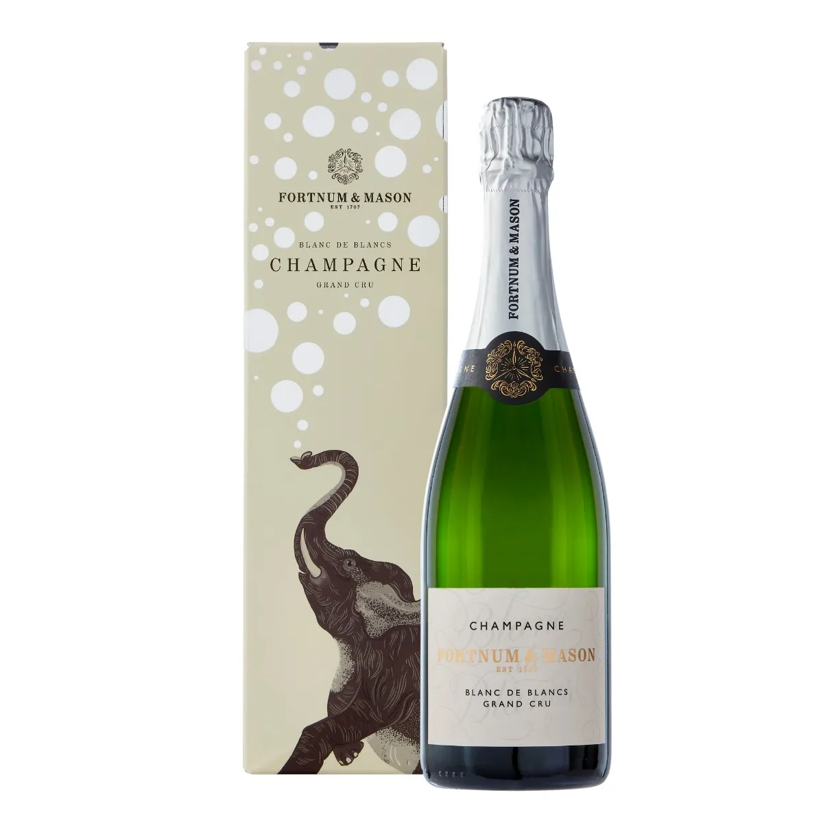 Fortnum's Blanc de Blancs Champagne Gift Box NV, Hostomme, 75cl