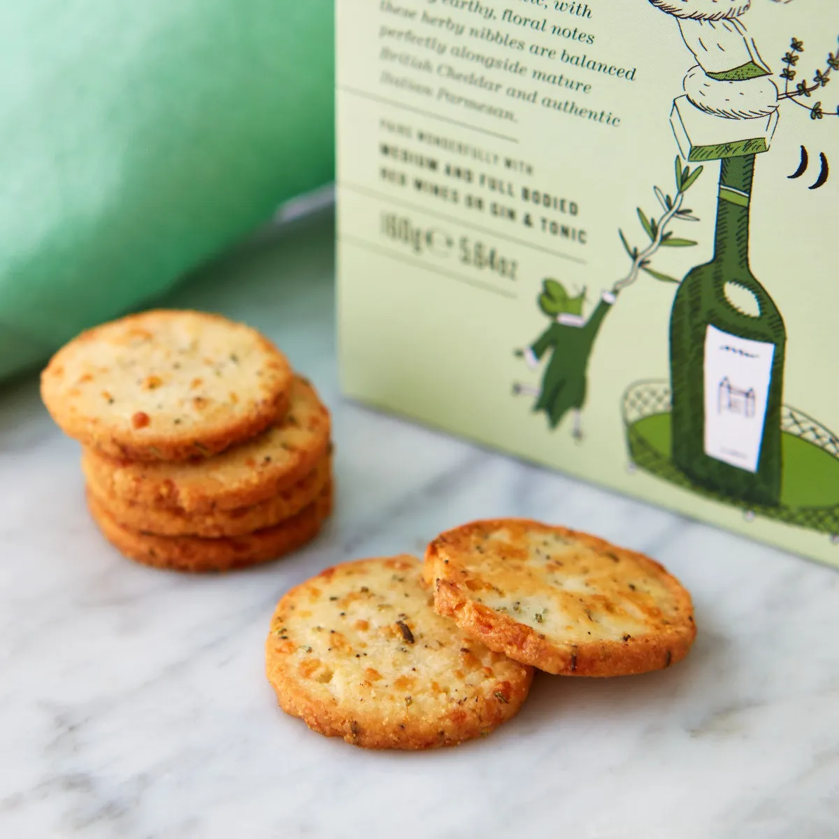 Fortnum's Cheese Sables with Rosemary & Thyme, 160g