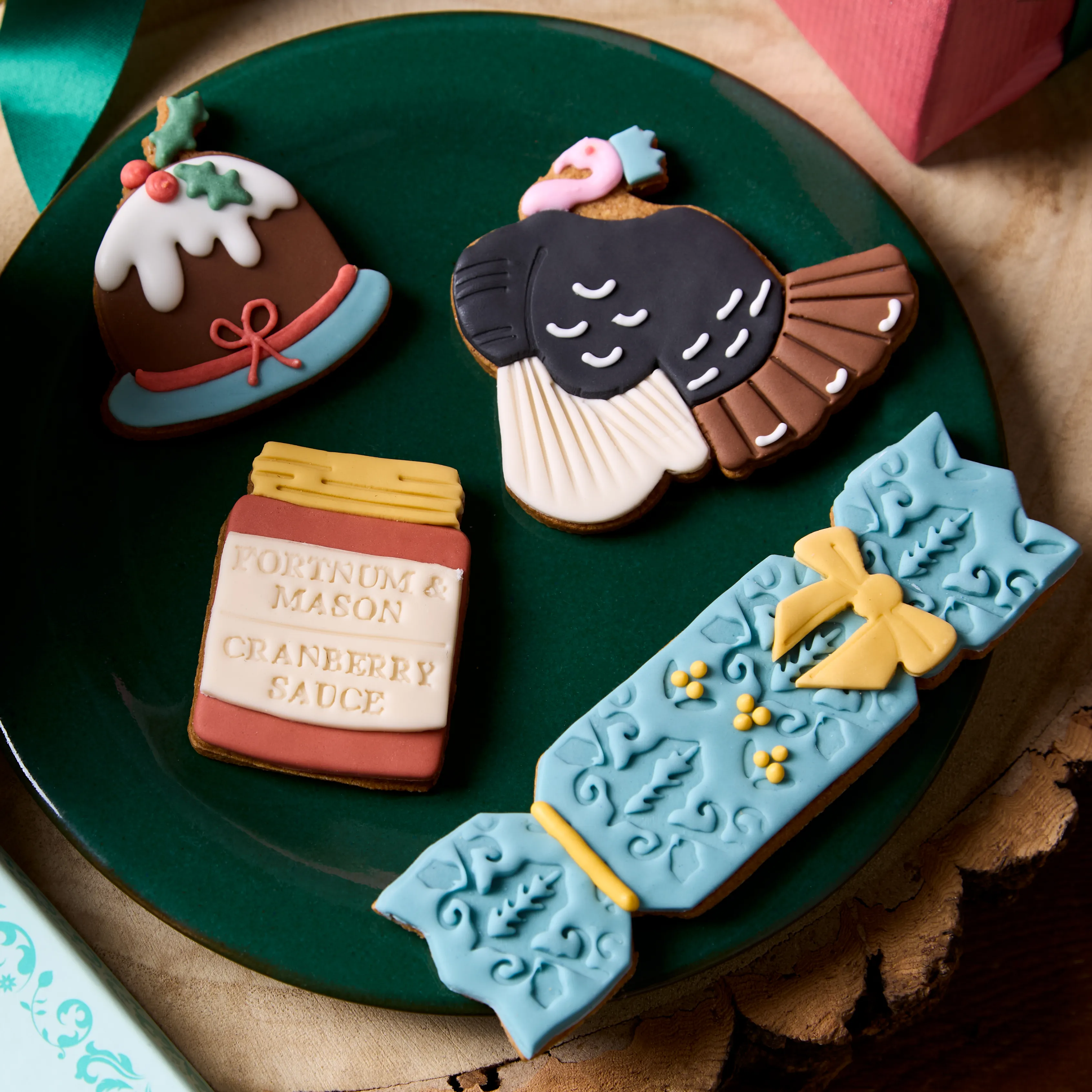 Fortnum's Christmas Dinner Iced Biscuits, 95g