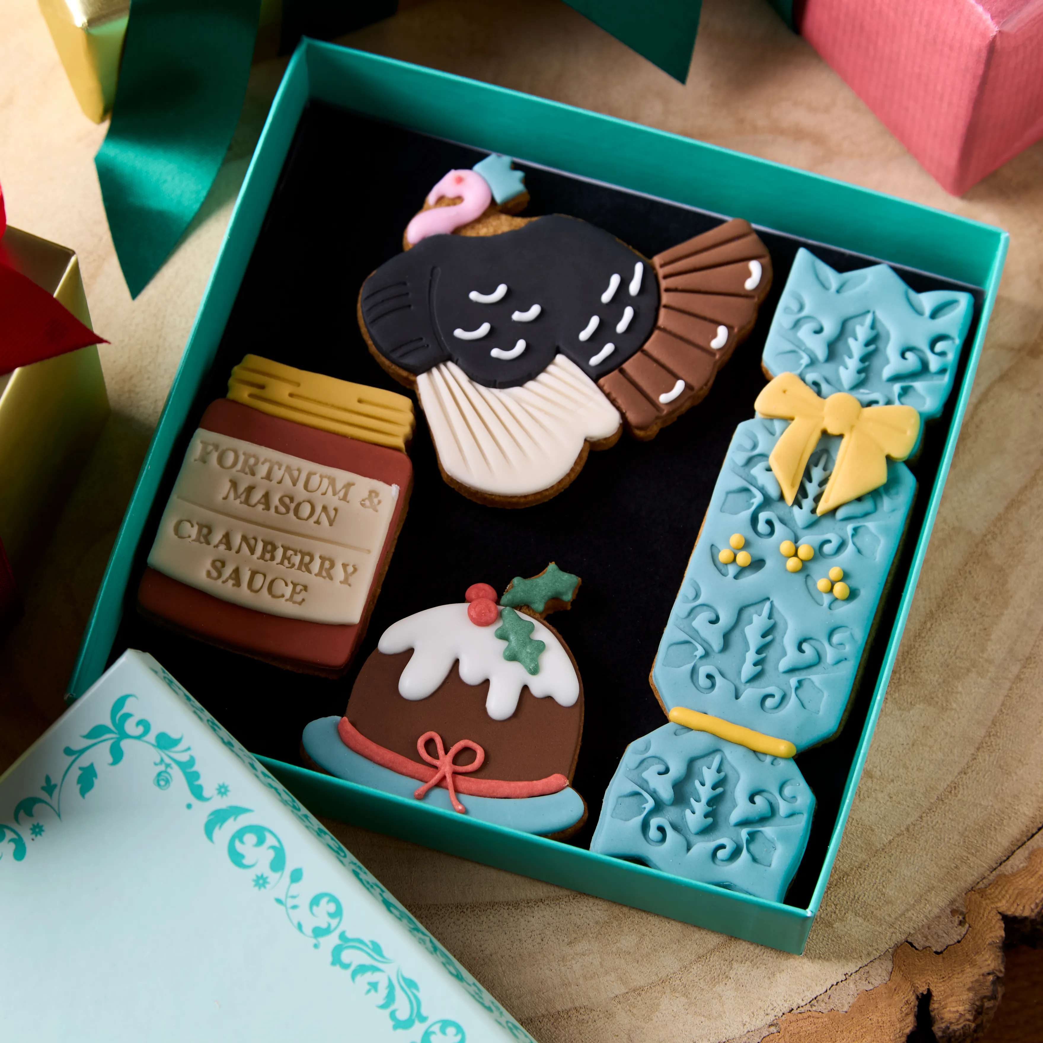 Fortnum's Christmas Dinner Iced Biscuits, 95g