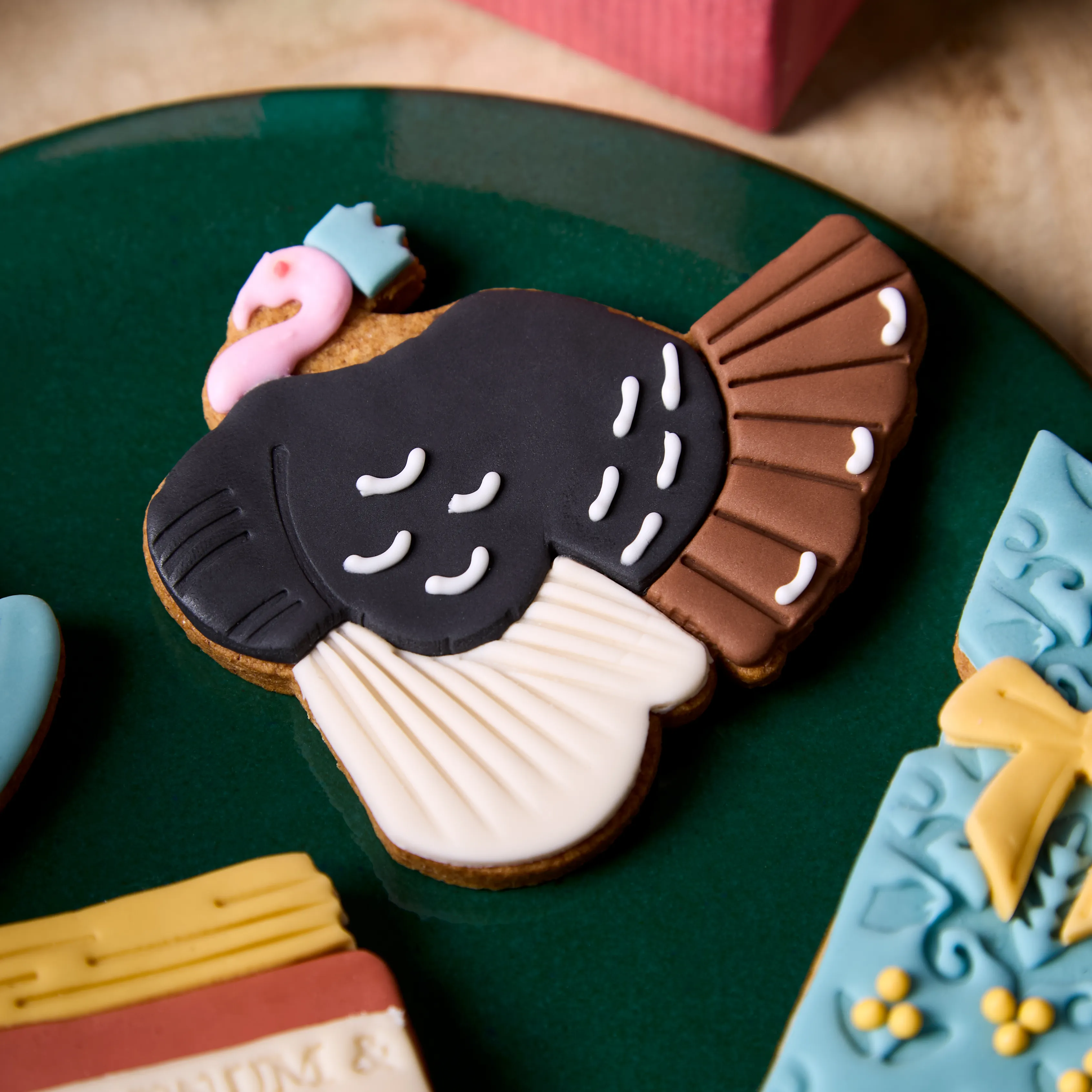 Fortnum's Christmas Dinner Iced Biscuits, 95g 5 Fortnum's Christmas Dinner Iced Biscuits, 95g