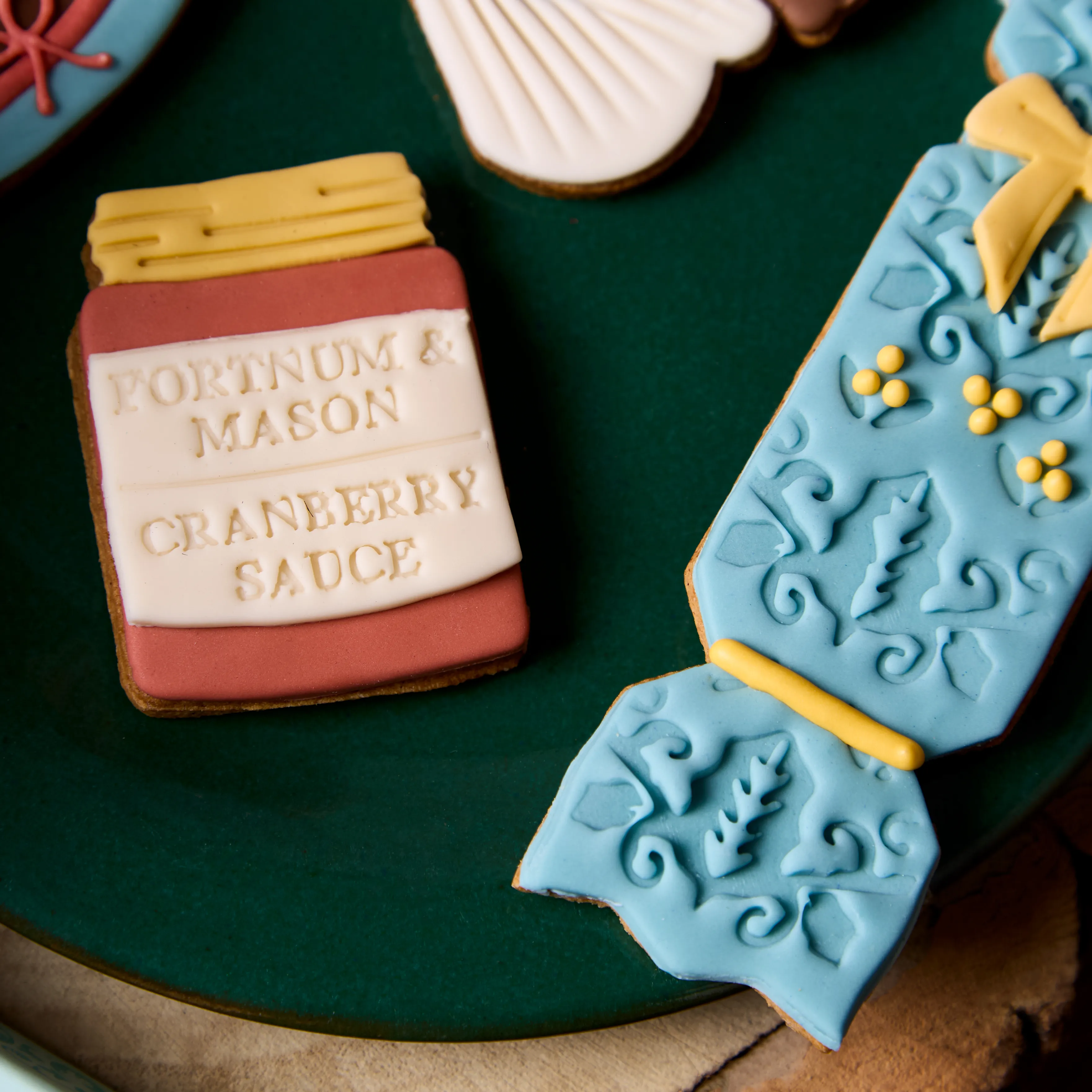 Fortnum's Christmas Dinner Iced Biscuits, 95g 8 Fortnum's Christmas Dinner Iced Biscuits, 95g