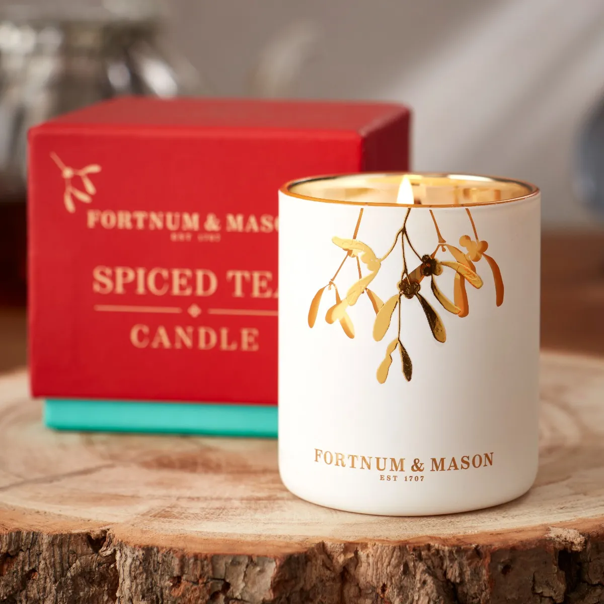 Fortnum's Christmas Spiced Tea Votive Candle, 70g