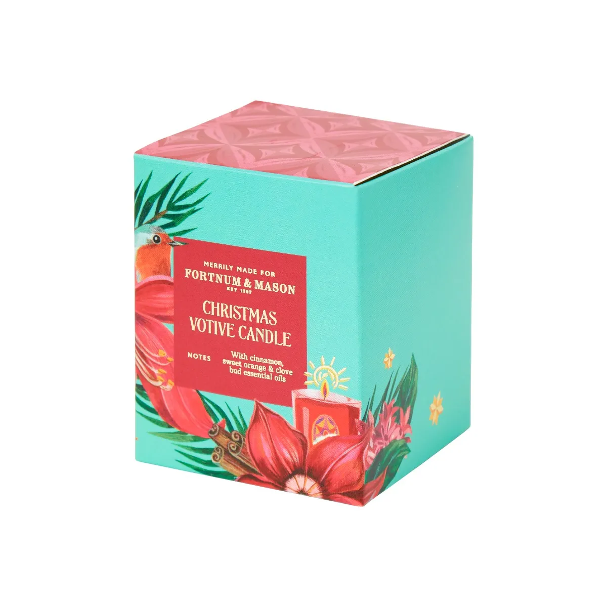 Fortnum's Christmas Votive Candle, 75g 5 Fortnum's Christmas Votive Candle, 75g