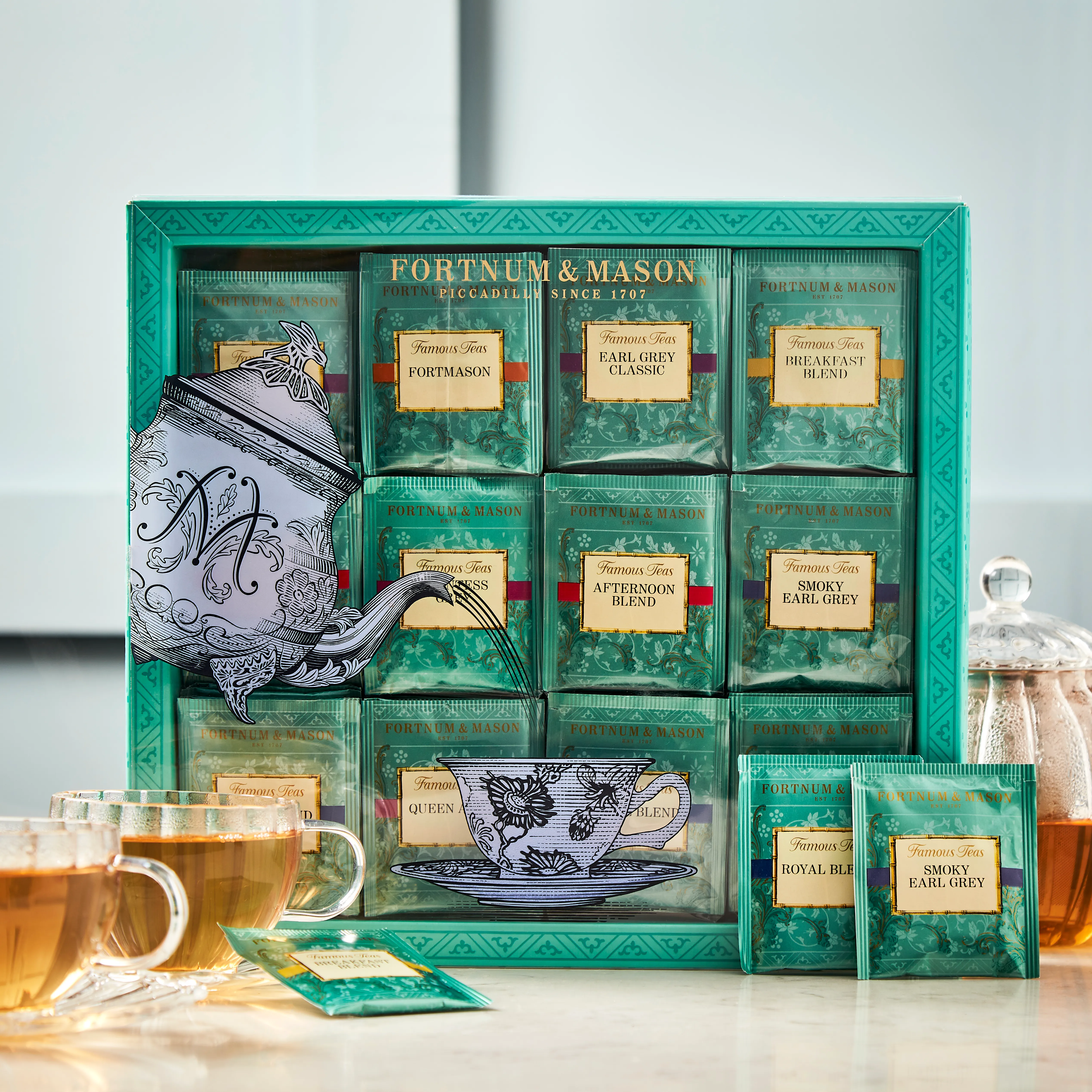 Fortnum's Famous Tea Selection, 120 Tea Bags, 240g
