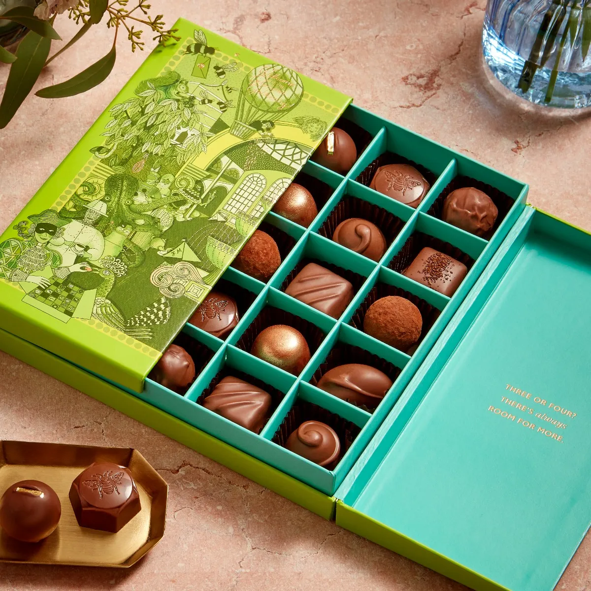 Fortnum's Favourites Alcohol Free Milk Chocolate Selection, 290g