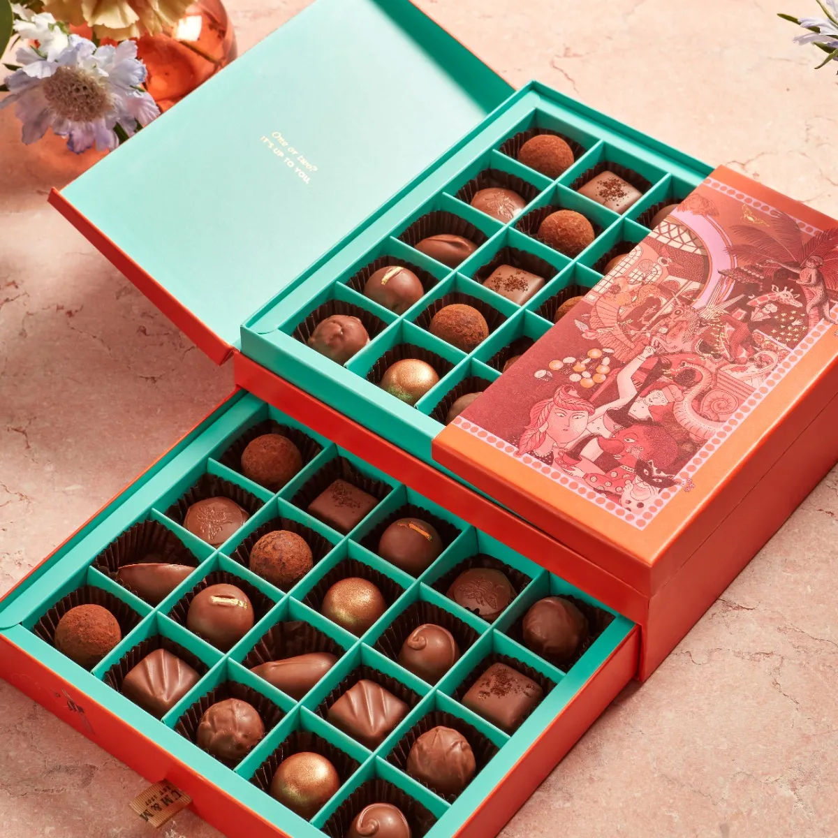 Fortnum's Favourites Alcohol Free Milk Chocolate Selection, 530g