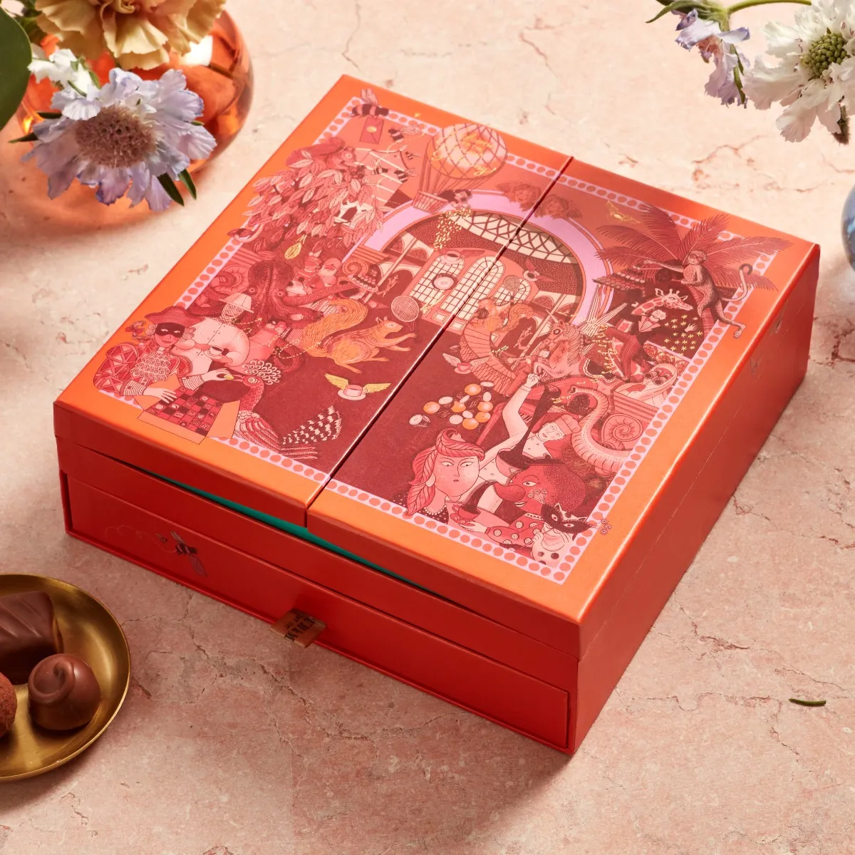 Fortnum's Favourites Alcohol Free Milk Chocolate Selection, 530g