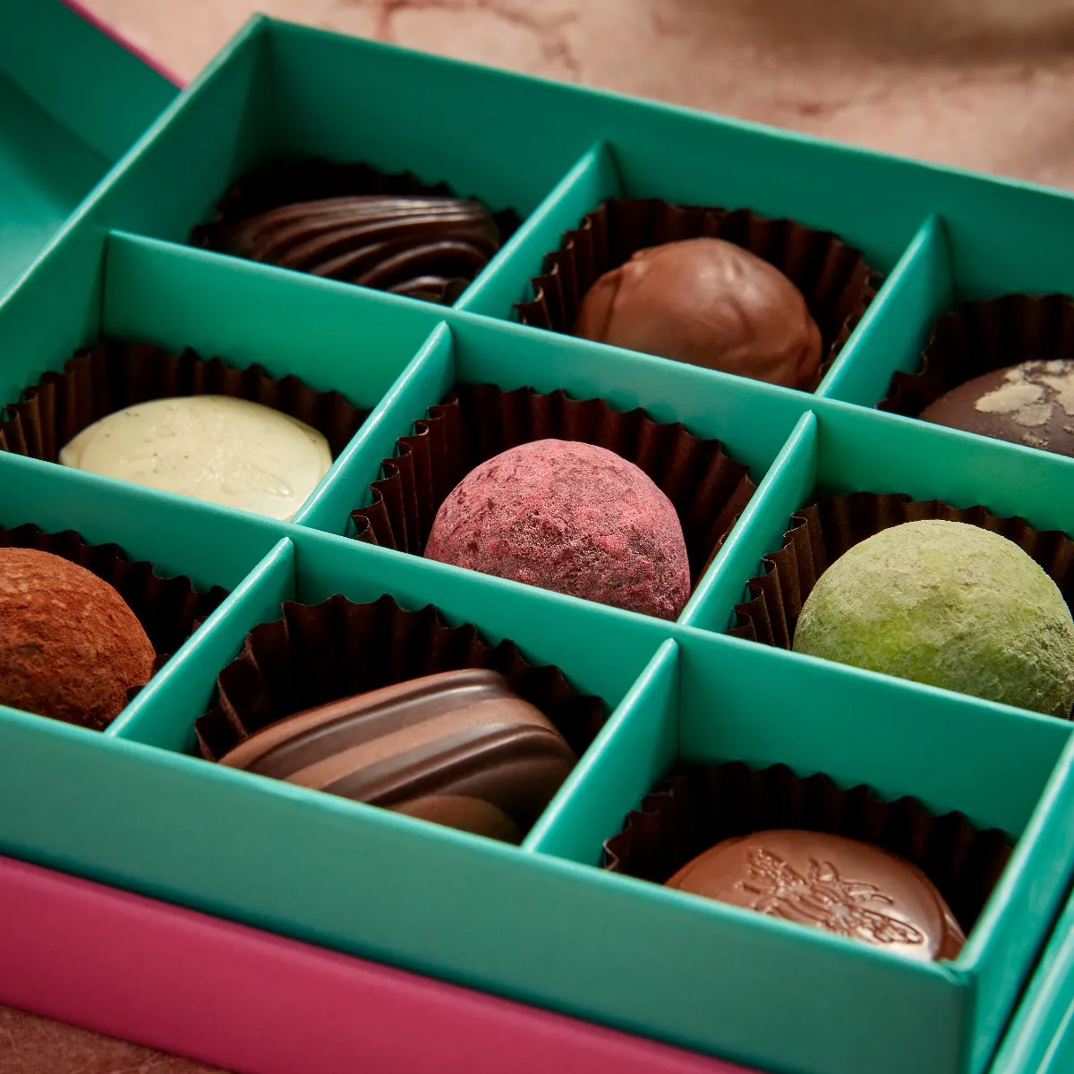 Fortnum's Favourites Milk, Dark & White Chocolate Selection, 105g 4 Fortnum's Favourites Milk, Dark & White Chocolate Selection, 105g