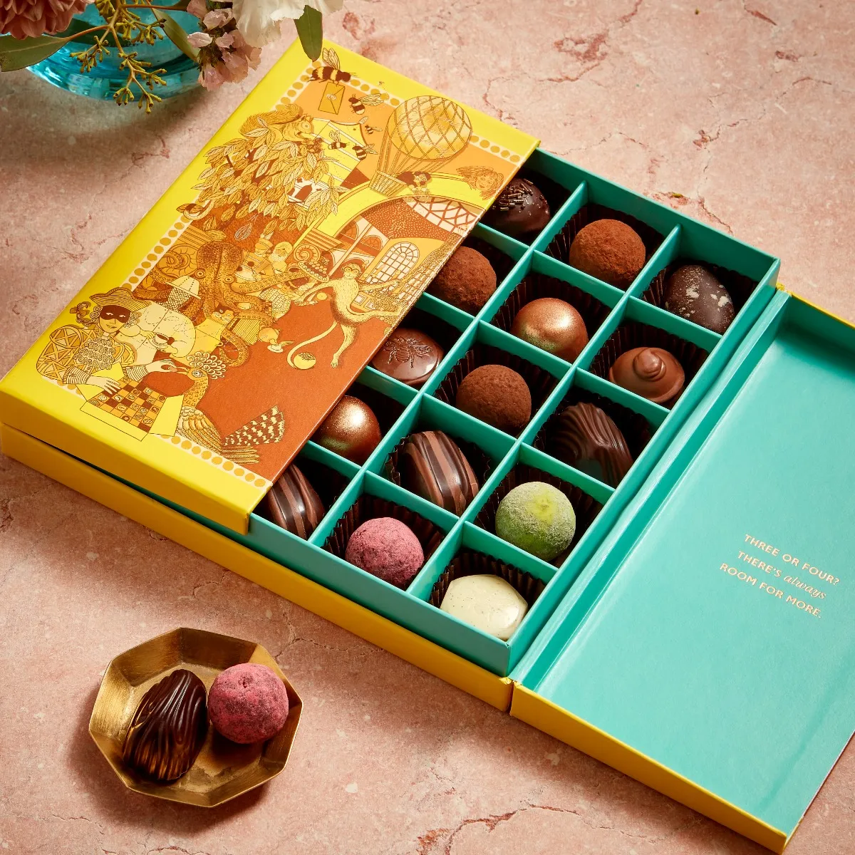 Fortnum's Favourites Milk, Dark & White Chocolate Selection, 290g