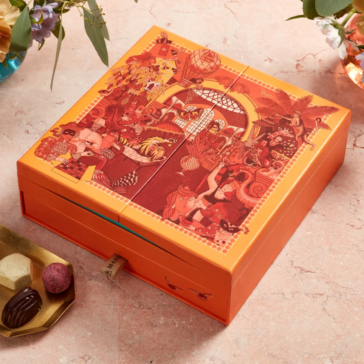 Fortnum's Favourites Milk, Dark & White Chocolate Selection, 525g