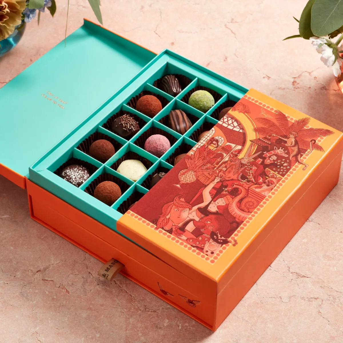 Fortnum's Favourites Milk, Dark & White Chocolate Selection, 525g