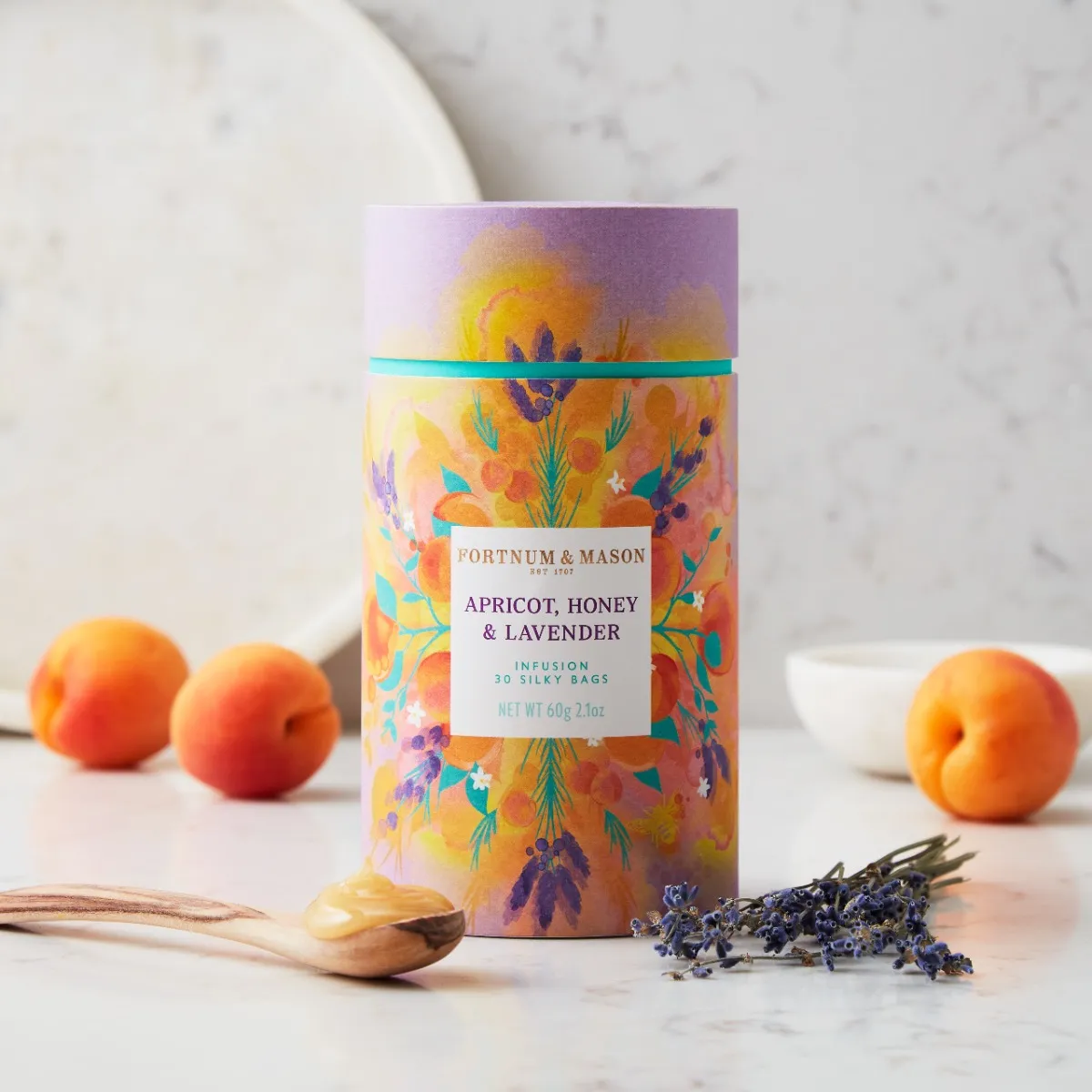 Apricot, Honey & Lavender Infusion, 30 Silky Bags, 60g