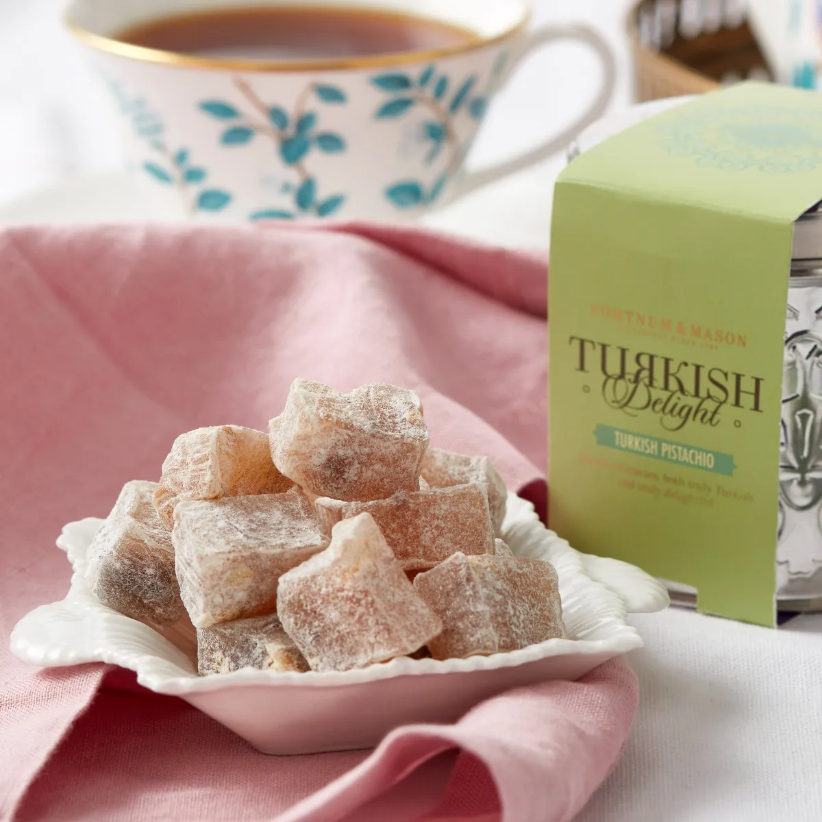 Fortnum's Pistachio Turkish Delight Tin, 125g