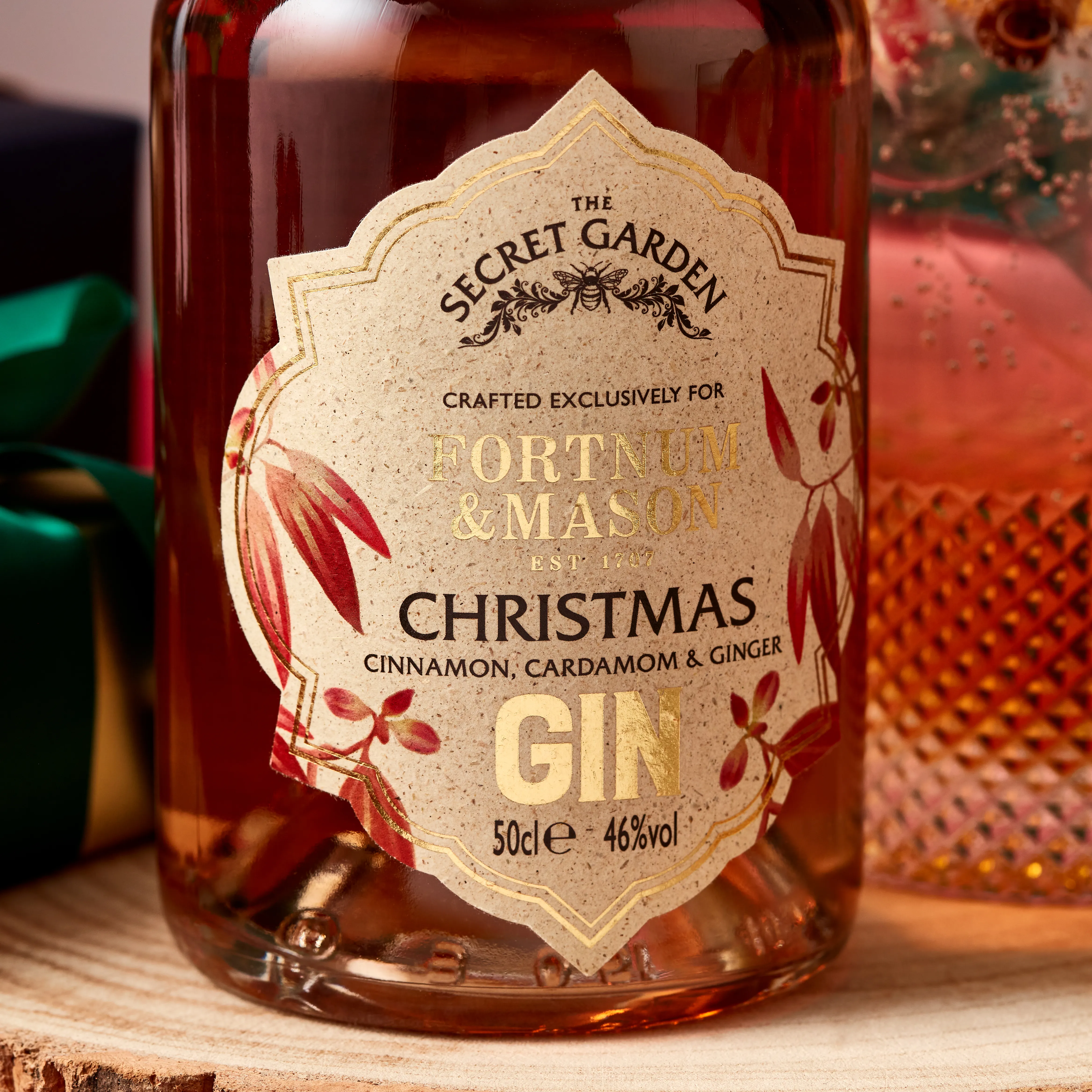 Fortnum's X Secret Garden Christmas Gin, 50cl