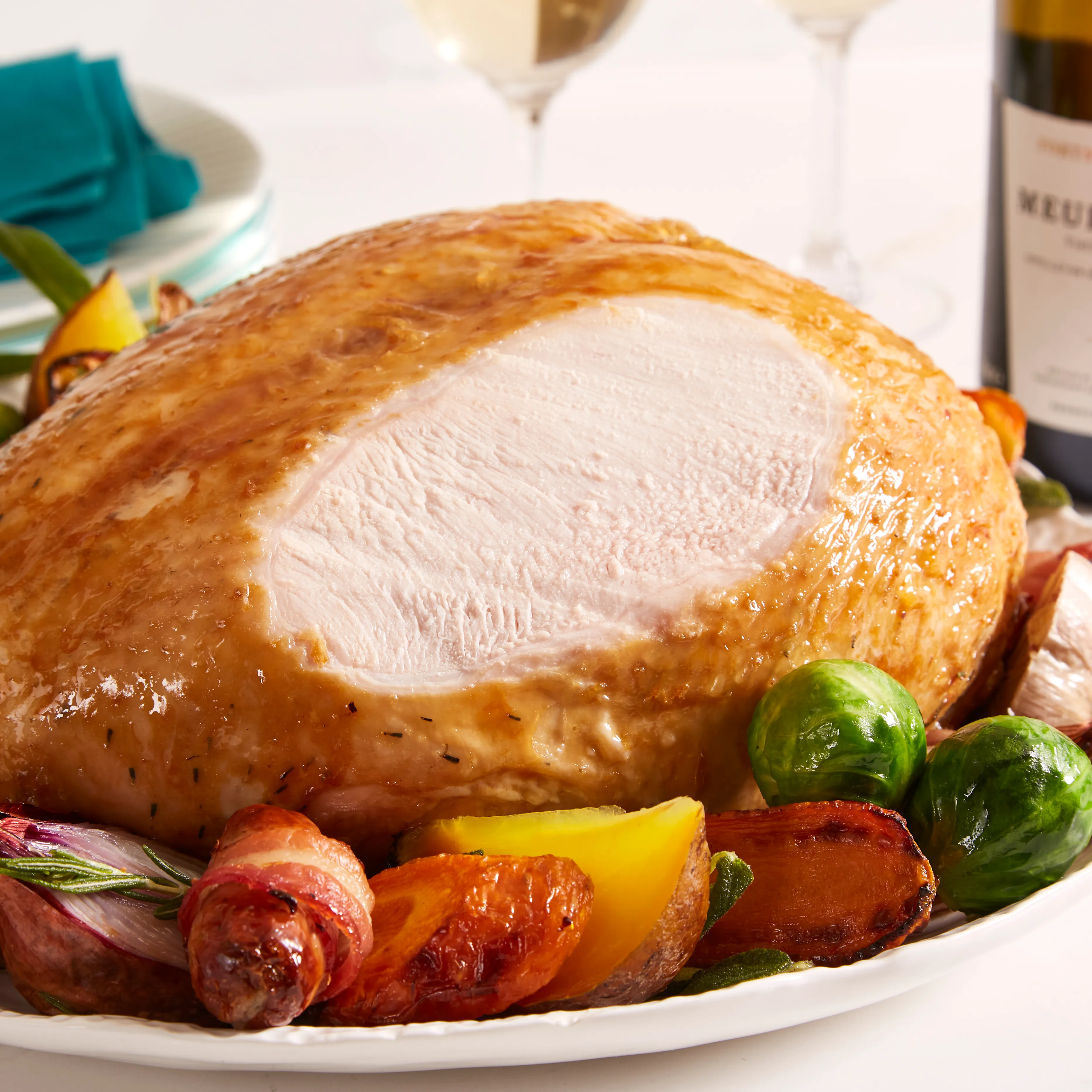 Free Range Bronze Turkey Crown, Large, 4-4.99kg