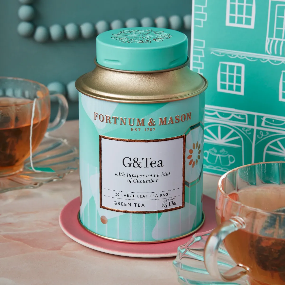 G&Tea 20 Silky Tea Bag Tin, 50g