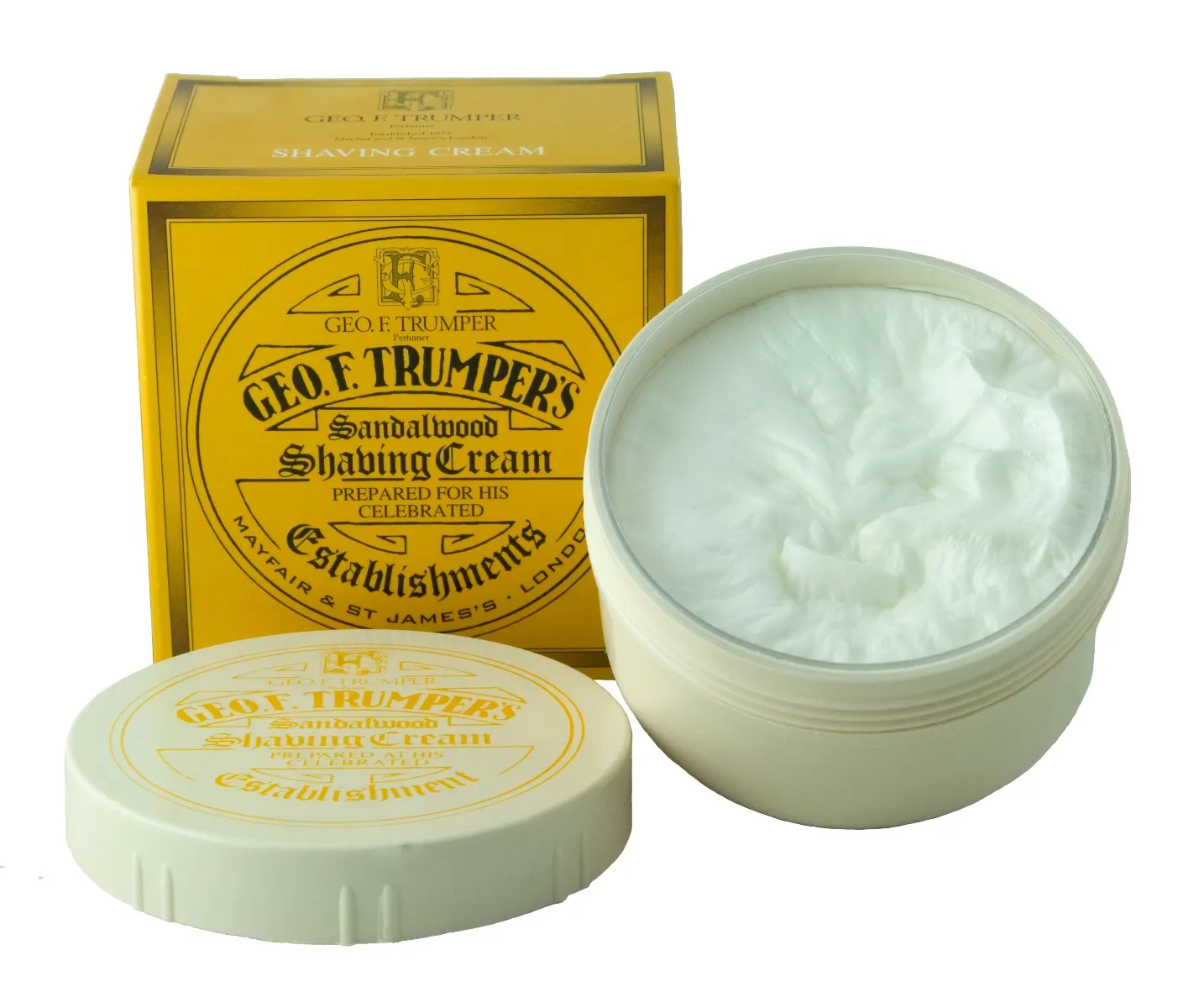 Geo. F. Trumper Sandalwood Shaving Cream Pot, 200g