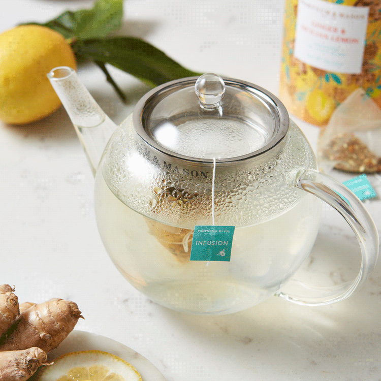 Ginger & Sicilian Lemon Infusion, 30 Silky Bags, 75g