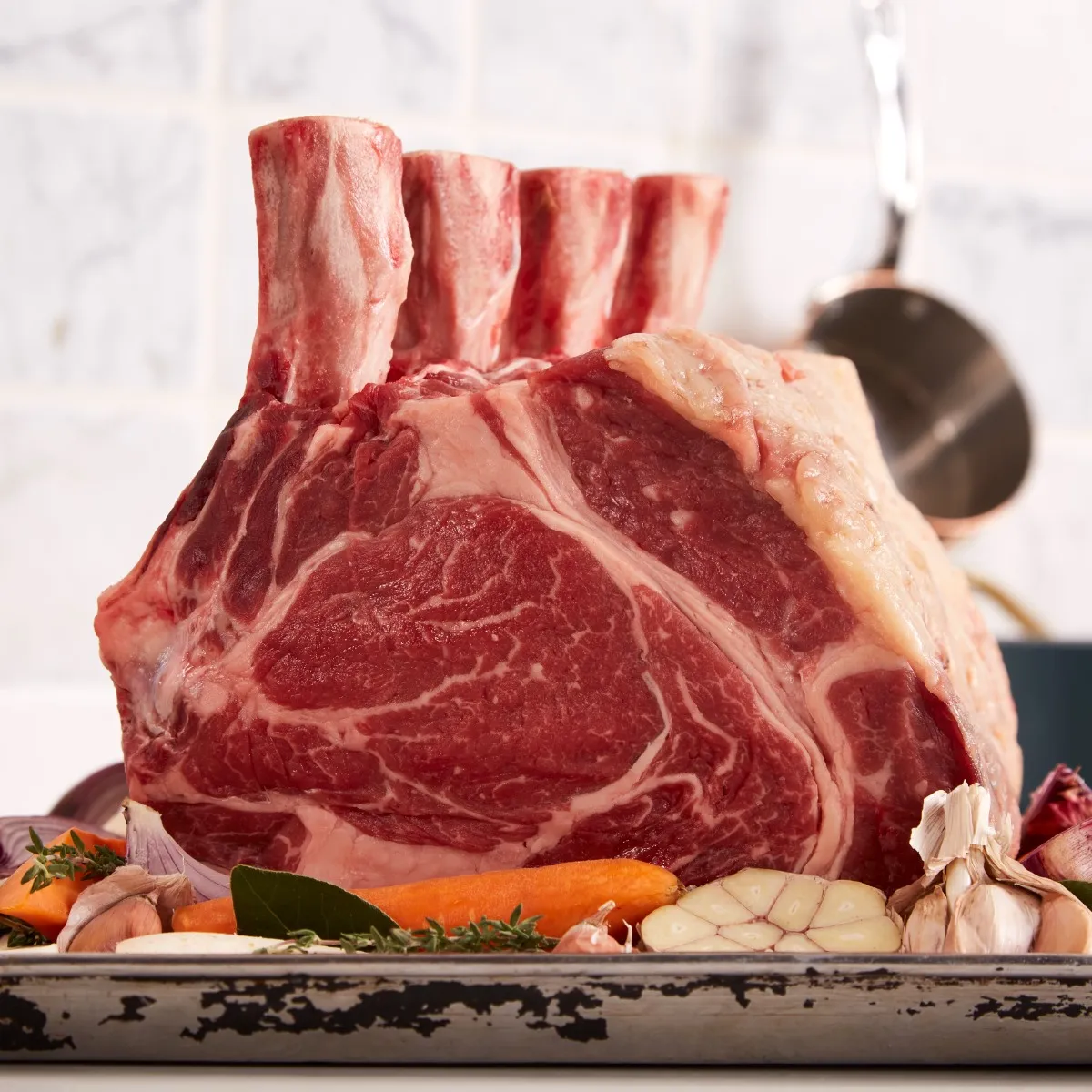 Glenarm Shorthorn Salt-Aged Rib of Beef, 4.5kg 4 Glenarm Shorthorn Salt-Aged Rib of Beef, 4.5kg
