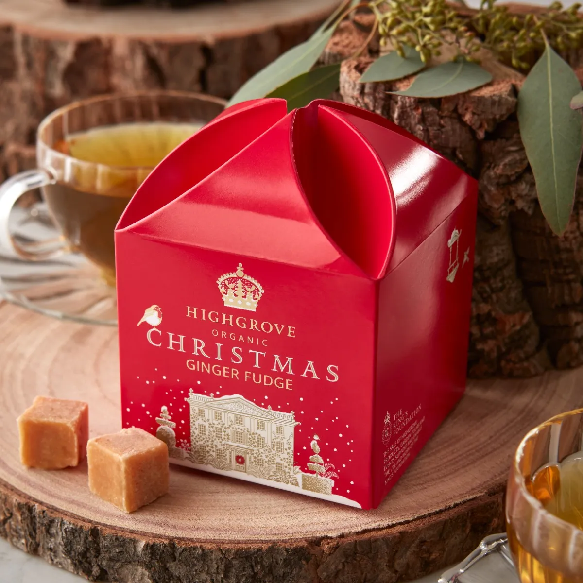 Highgrove Organic Christmas Ginger Fudge, 227g